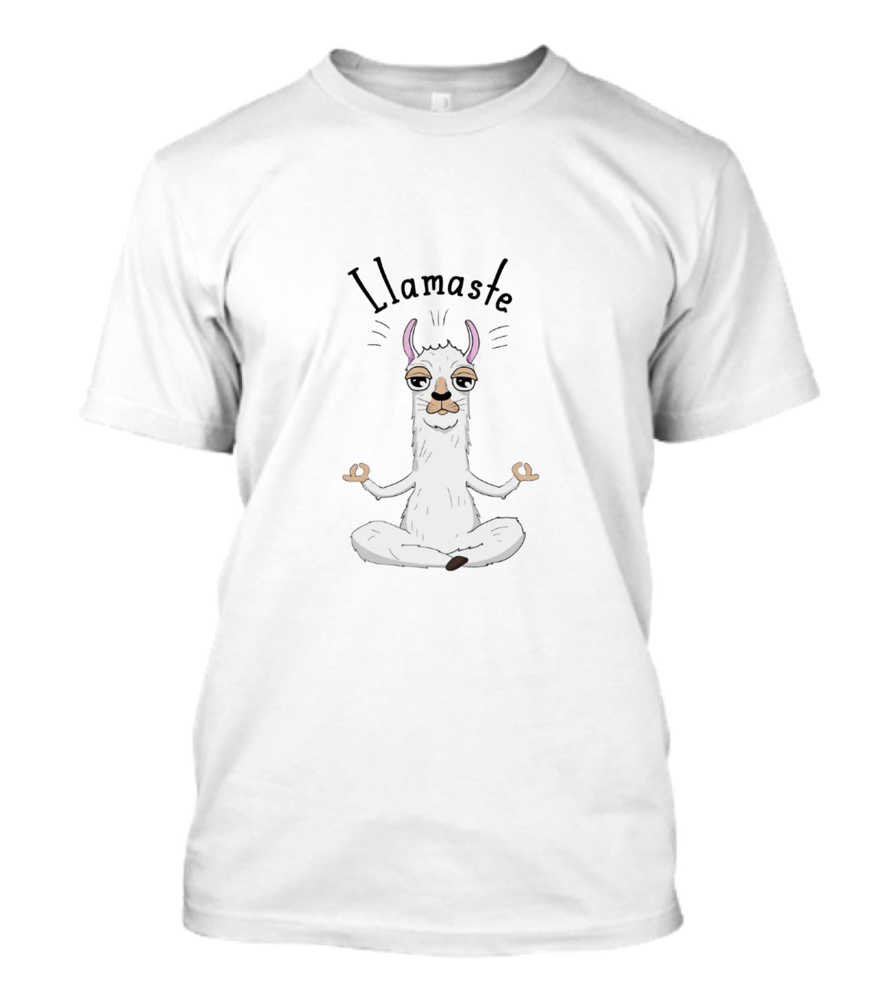 Llamaste Meditating Llama Alpaca Namaste Zen T-Shirt