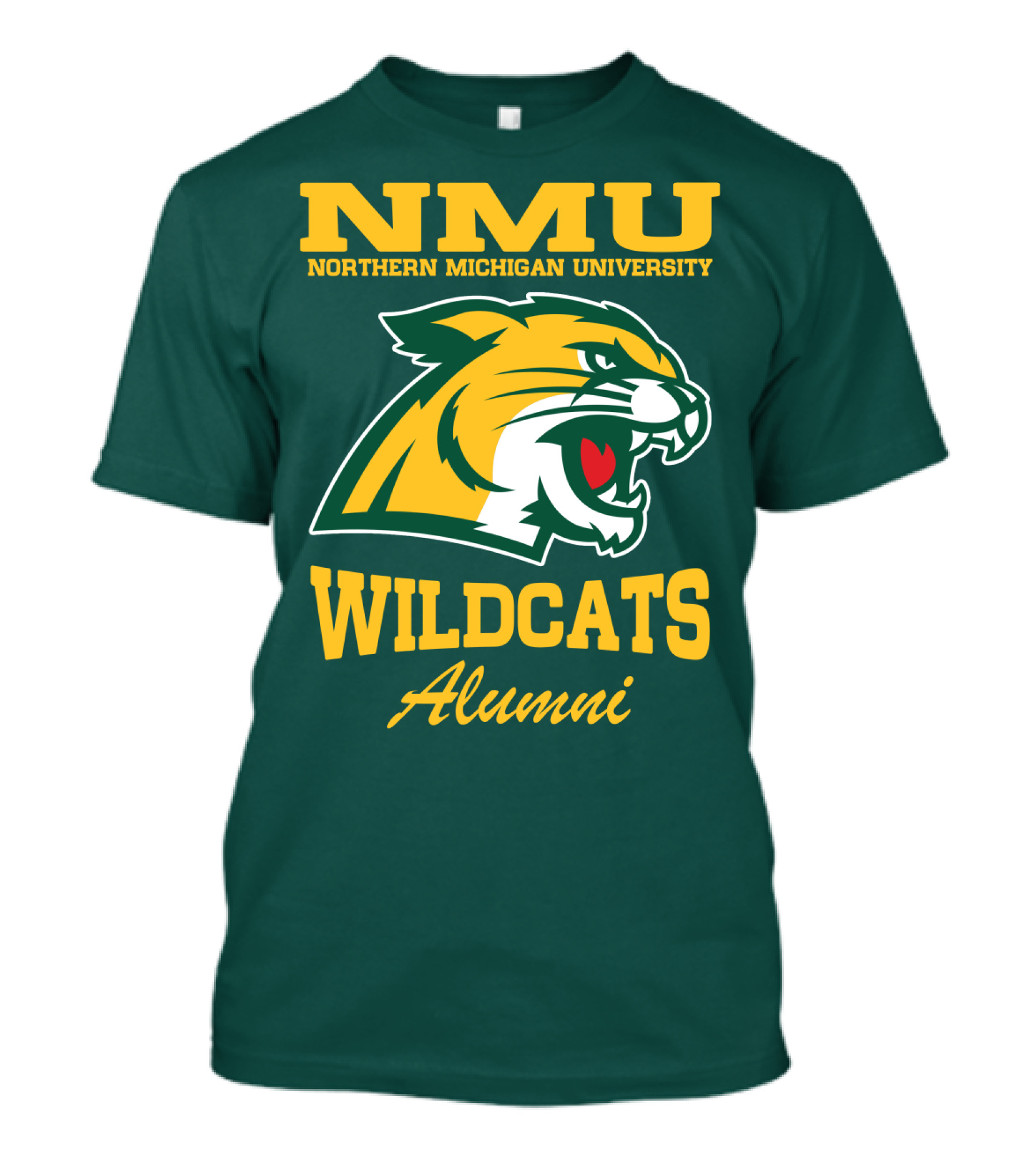 NMU Northern Michigan University Wildcats Alumni T-Shirt