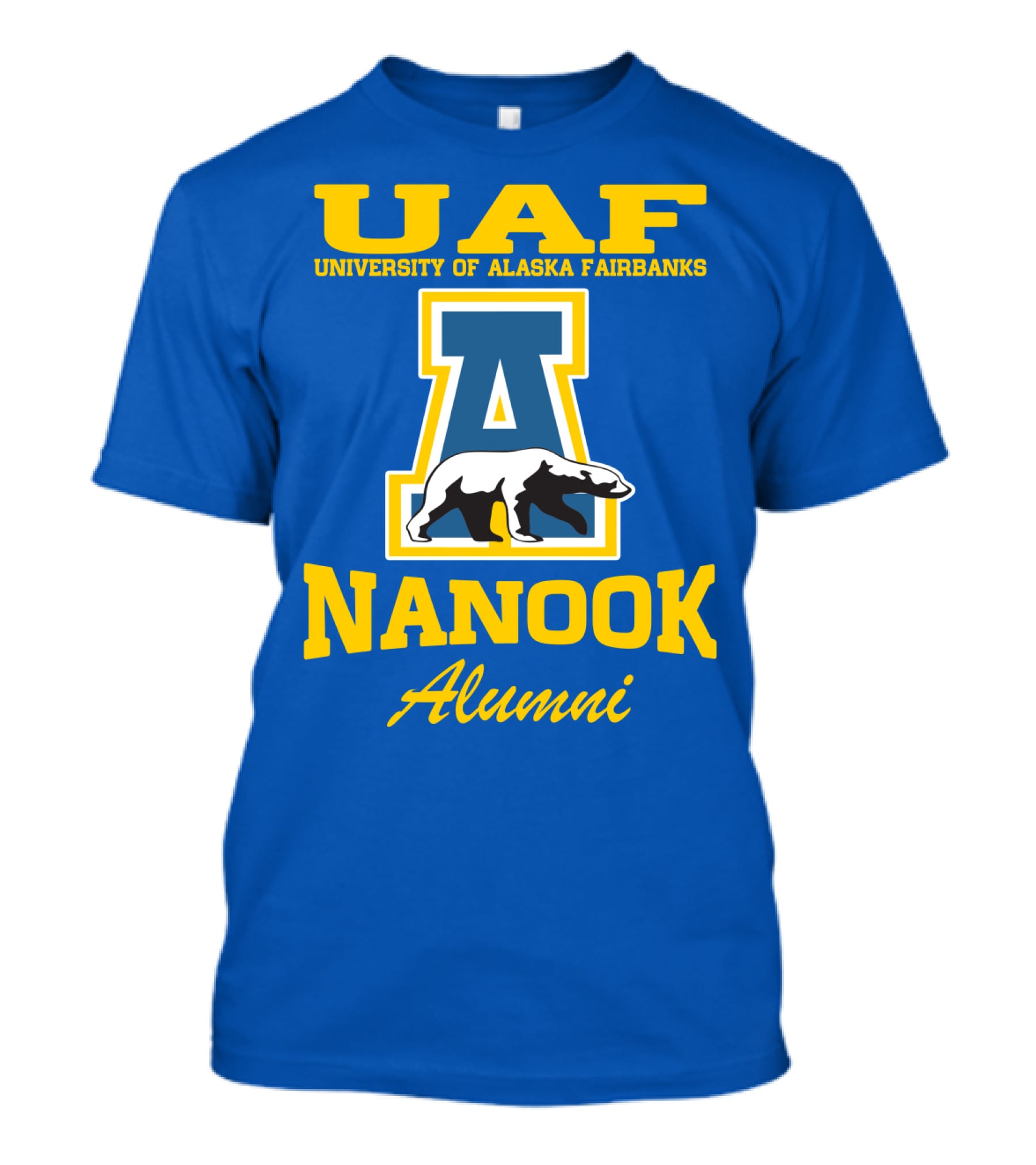 UAF University Of Alaska Fairbanks Nanook Alumni T-Shirt