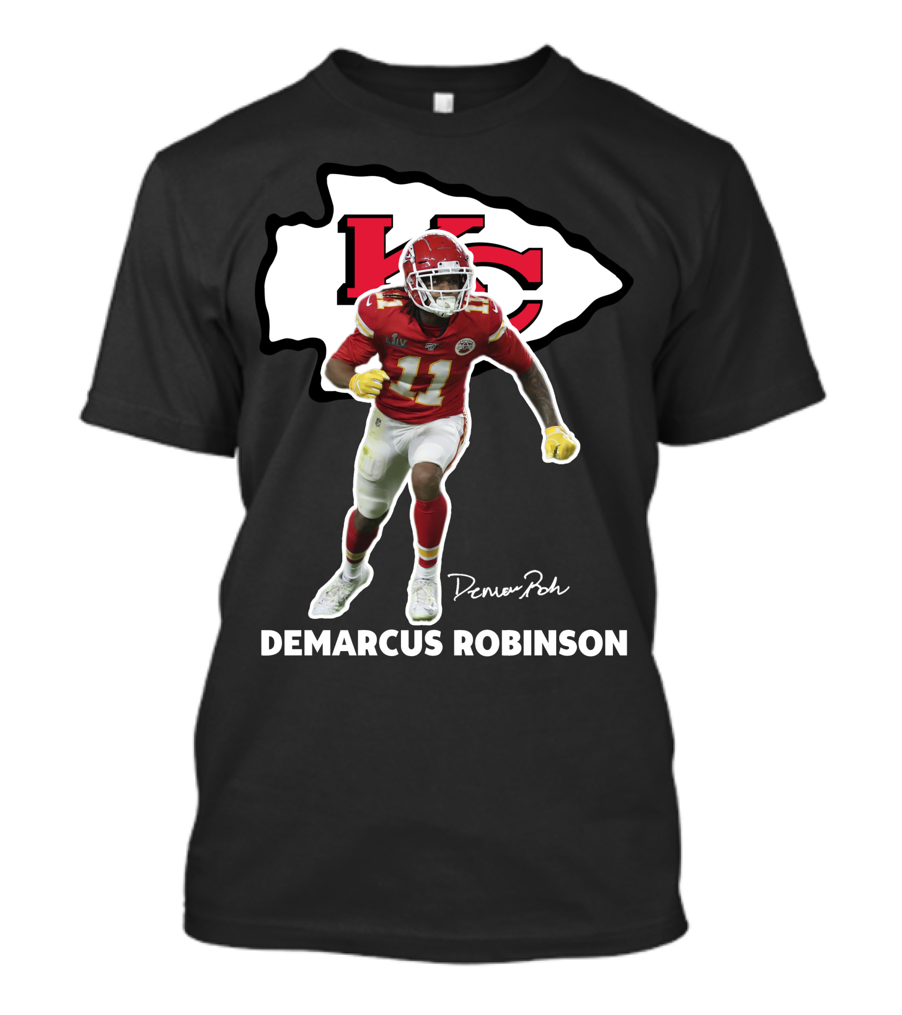 Kansas City Chiefs Demarcus Robinson NFL Player Number 11 NFLPA T-Shirt