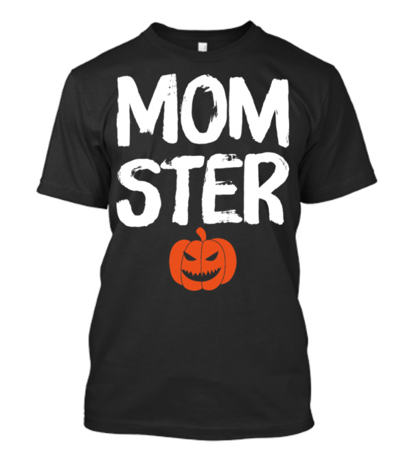 MOMSTER Pumpkin Halloween T-Shirt
