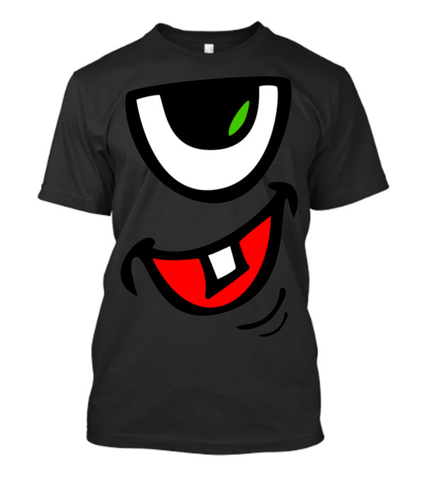 Monster Face One-Eyed Grin T-Shirt