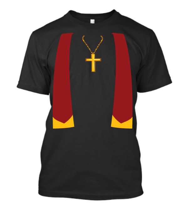 Priest Exorcist Cross Necklace Stole Exorcism T-Shirt