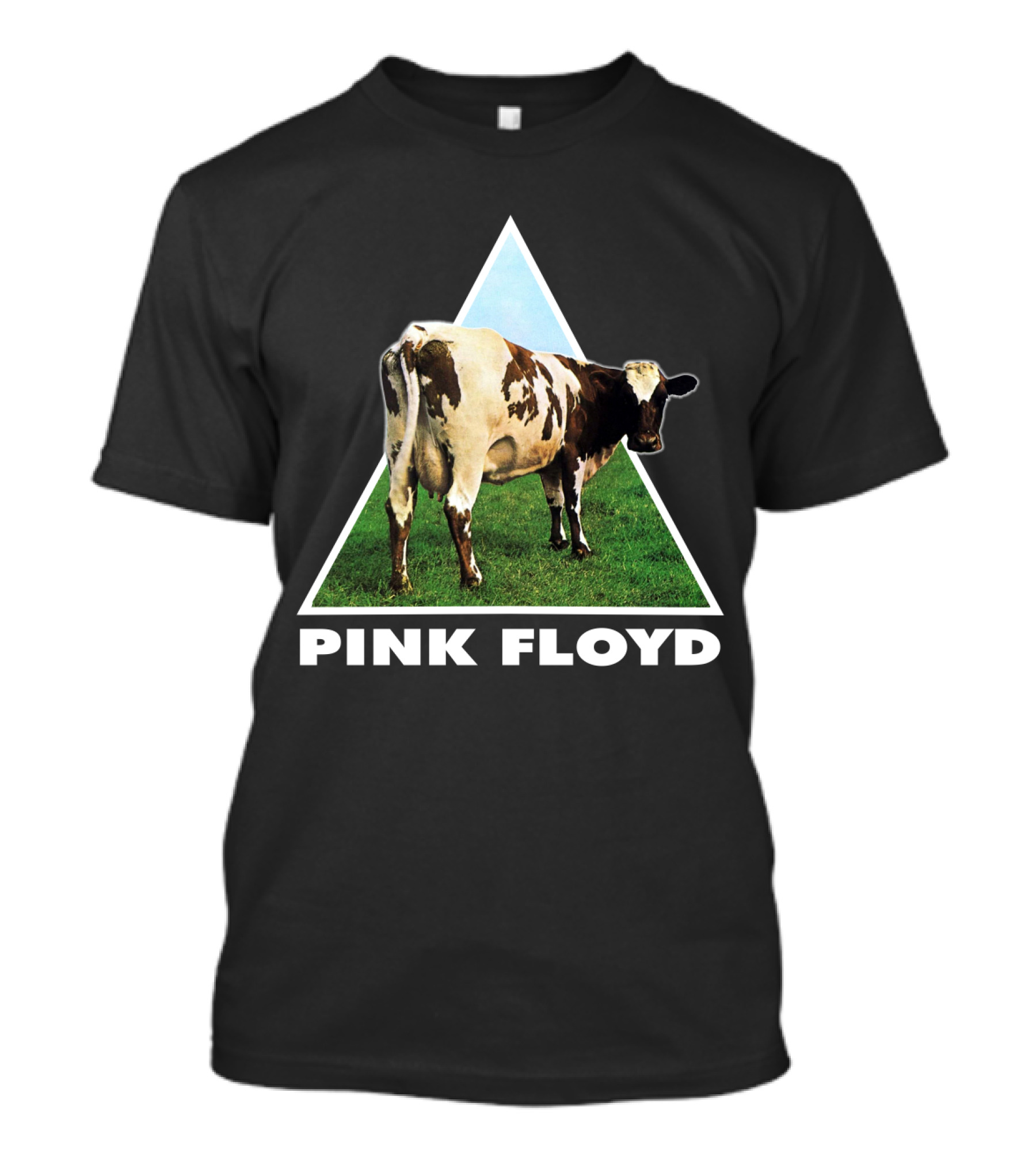 Pink Floyd Atom Heart Mother Cow Triangle T-Shirt