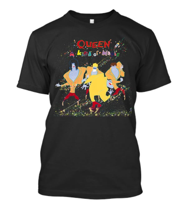 Queen A Kind Of Magic Colorful Band Animated T-Shirt