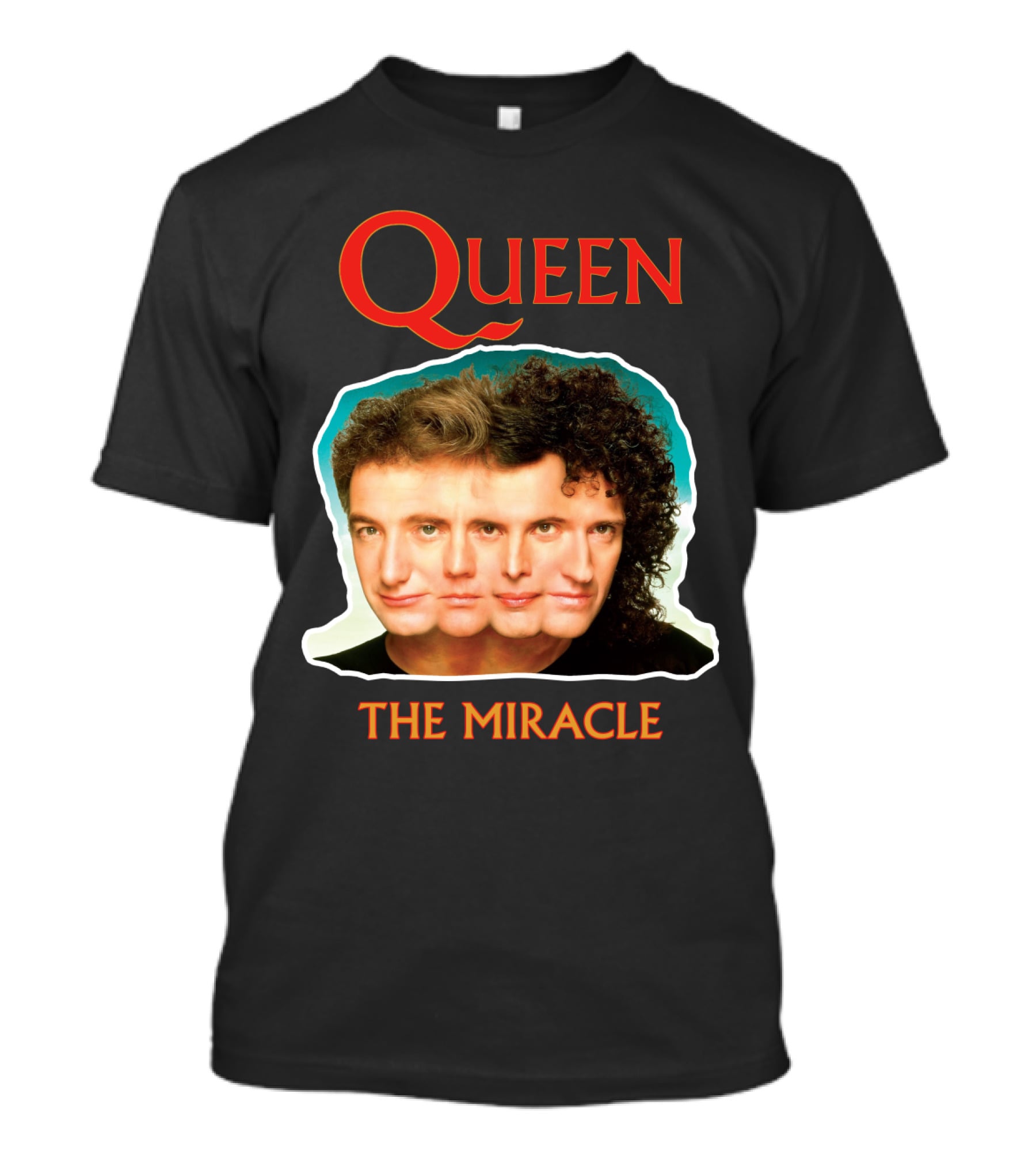 Queen The Miracle Album Cover Collage Faces T-Shirt