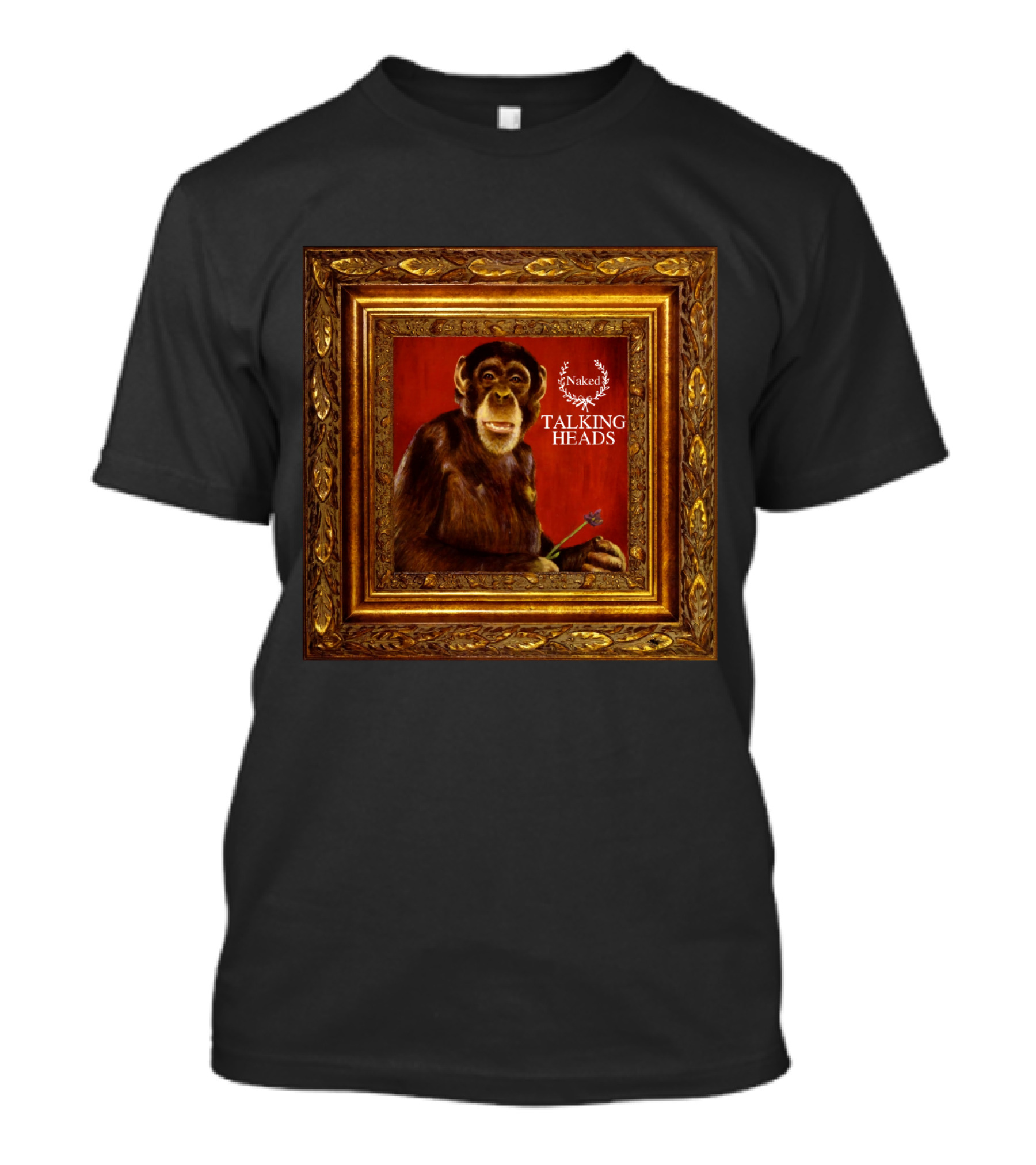 Talking Heads Naked Primate Portrait Album Cover Art T-Shirt
