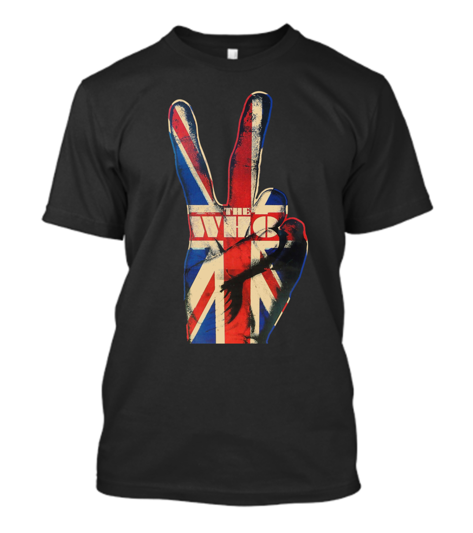 The Who Union Jack Peace Sign T-Shirt