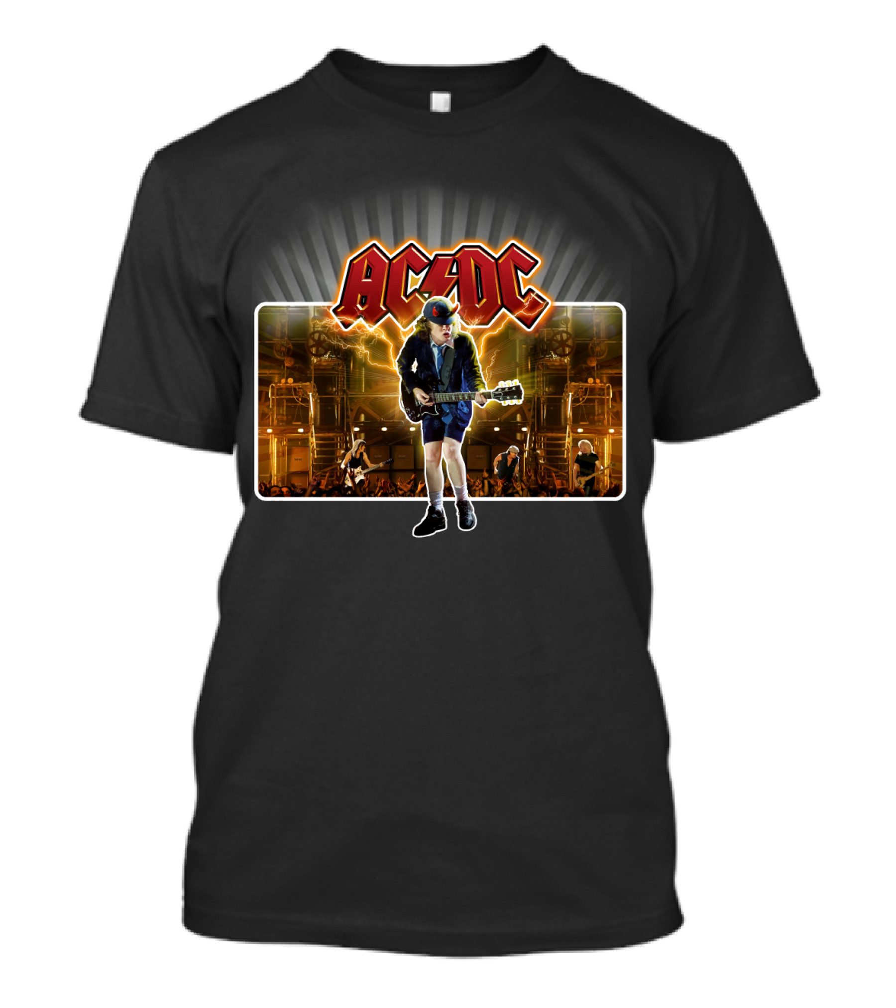 Acdc Angus Young Electric Performance Stage T-Shirt