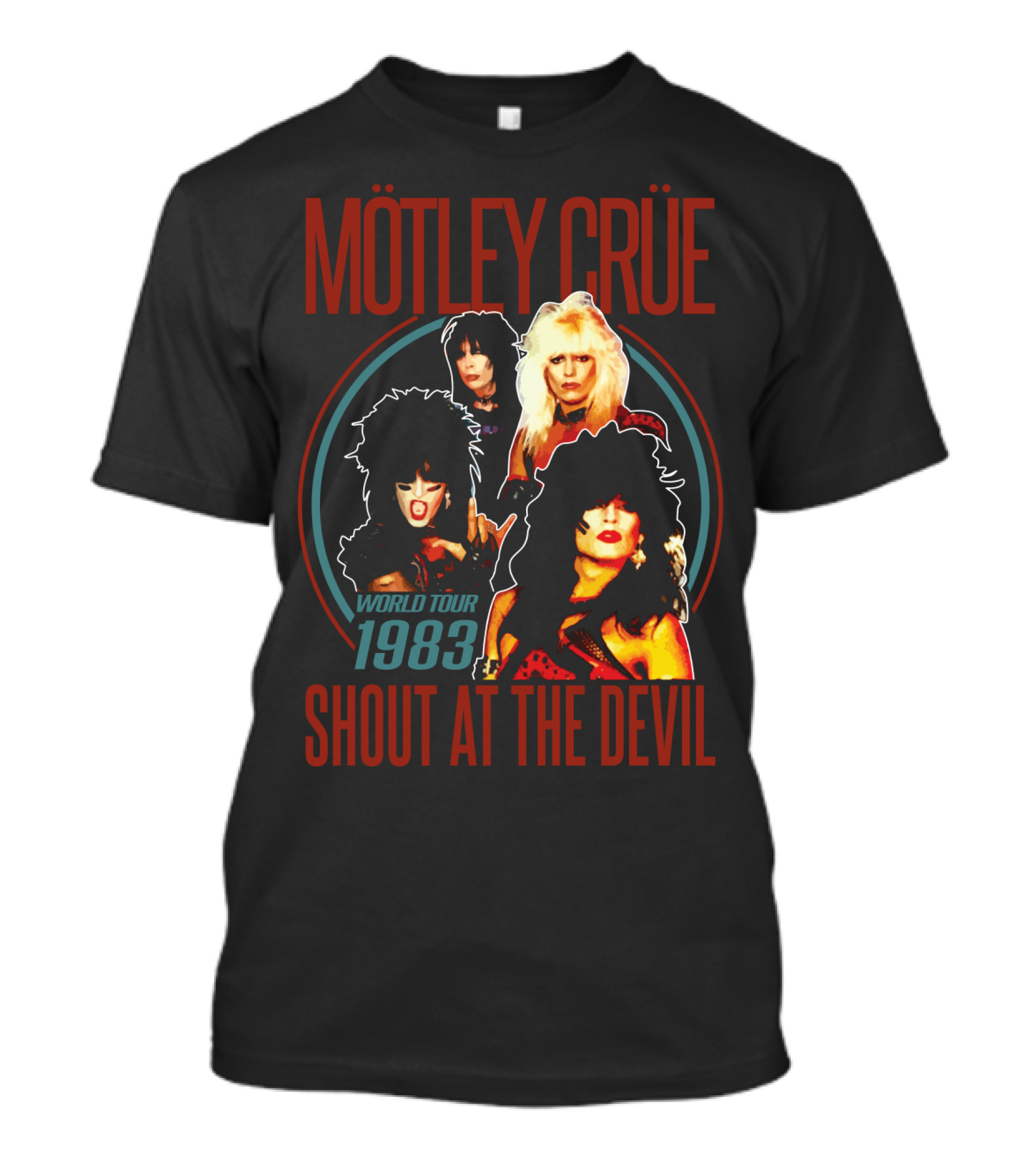 Mötley Crüe Shout At The Devil World Tour 1983 T-Shirt