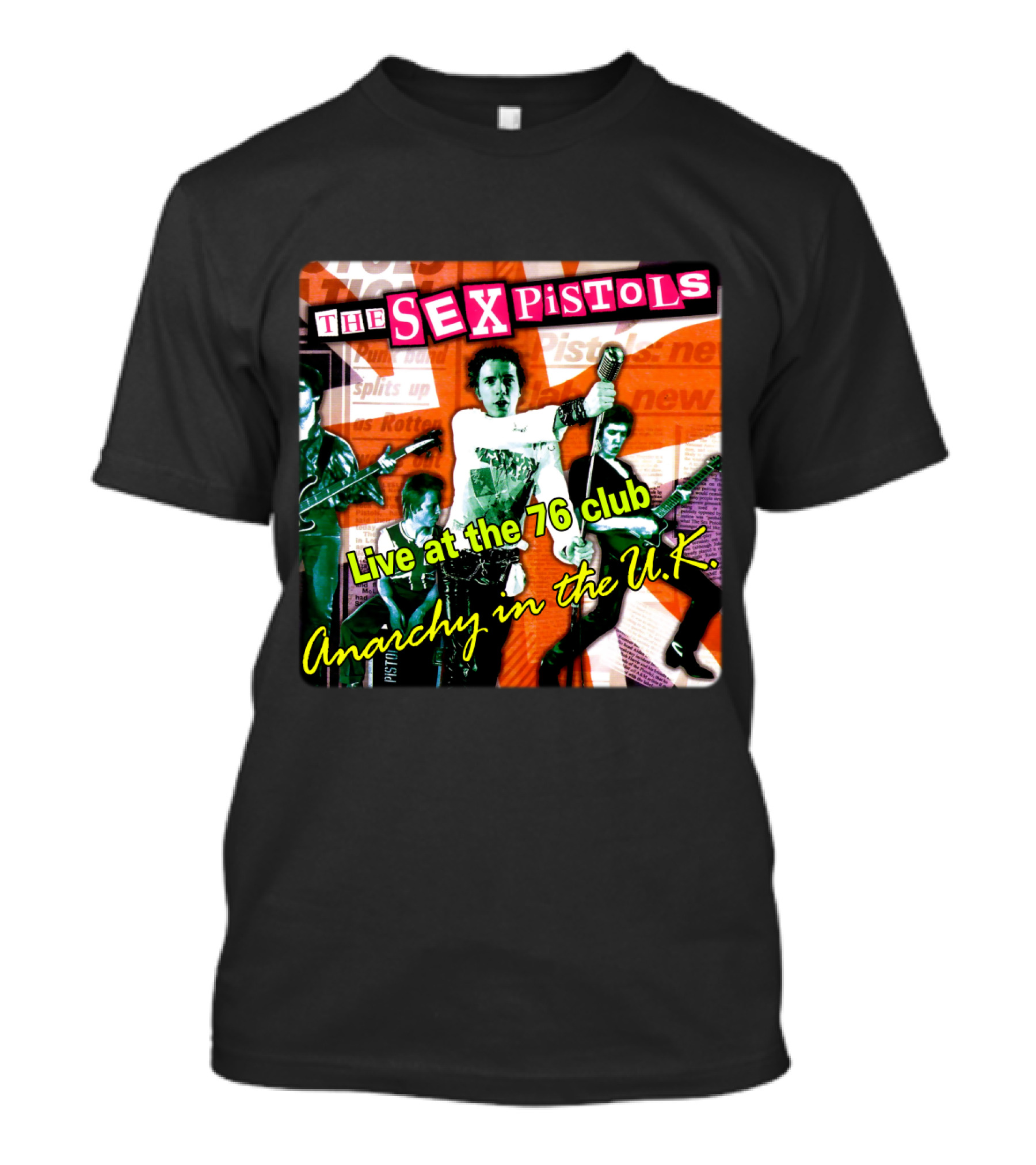 The Sex Pistols Live At The 76 Club Anarchy In The U.k. T-Shirt