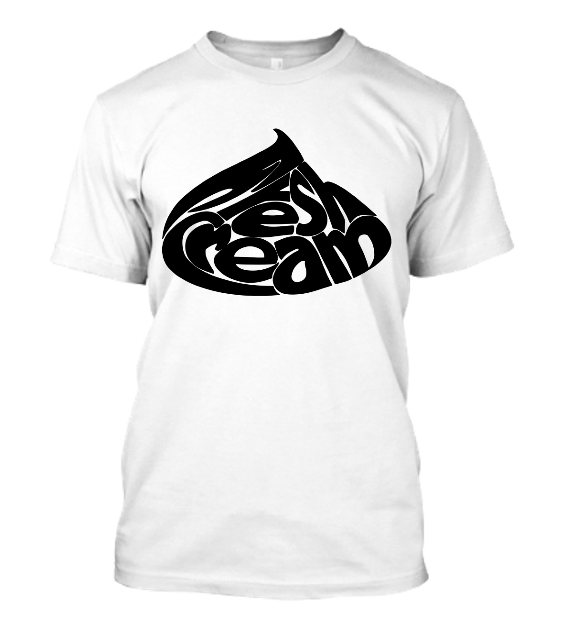 Fresh Cream Album Logo Black T-Shirt