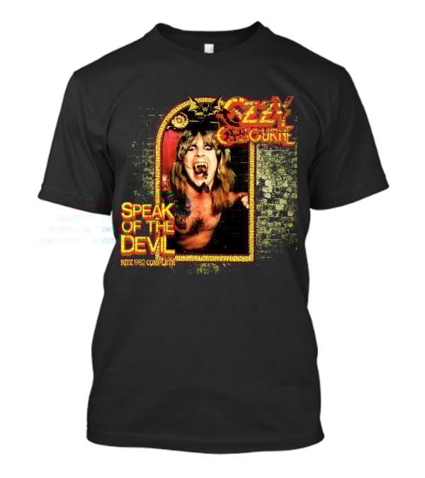 Ozzy Osbourne Speak Of The Devil Ritz 1982 Complete T-Shirt