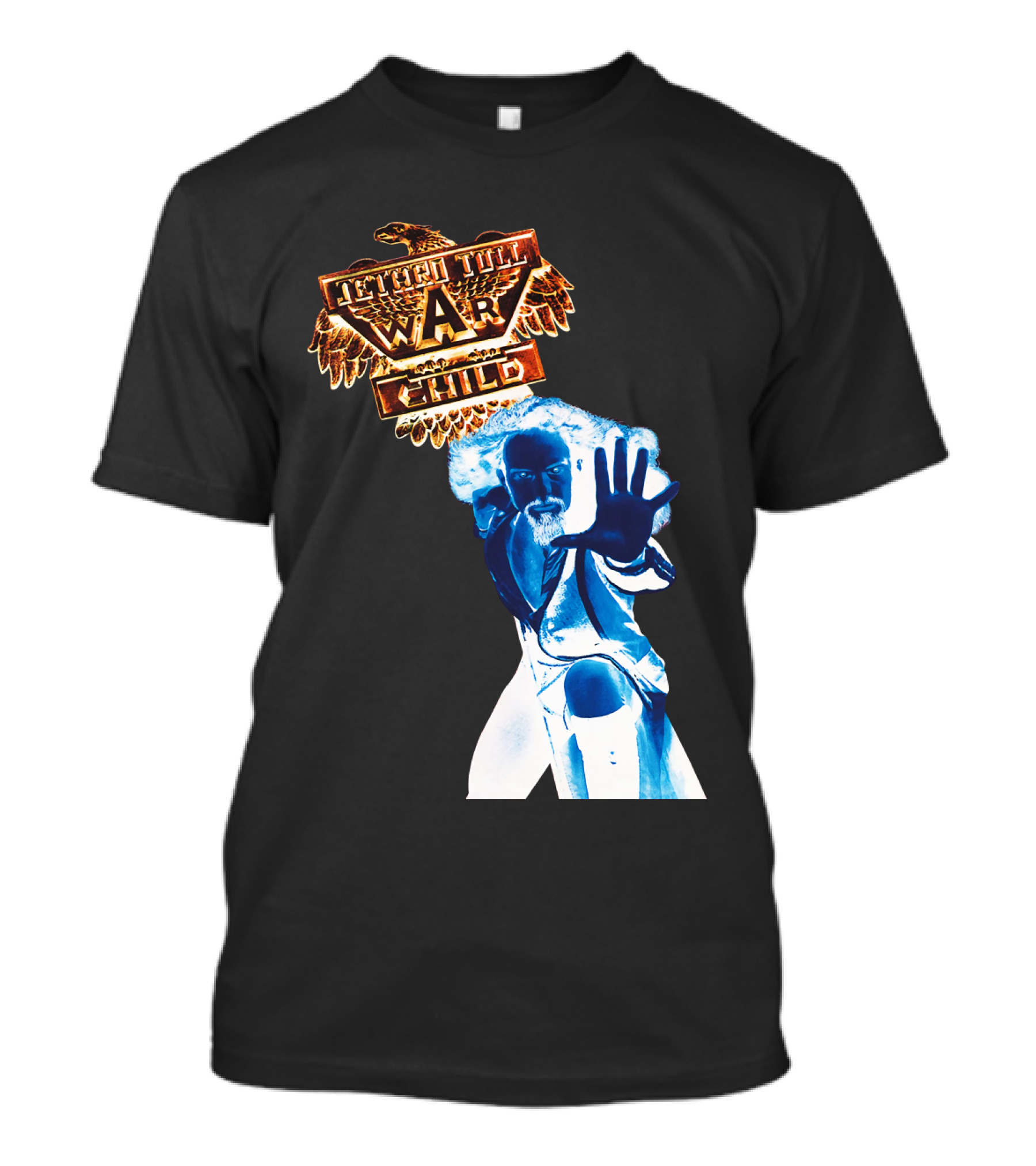 Jethro Tull War Child Blue Figure Eagle T-Shirt