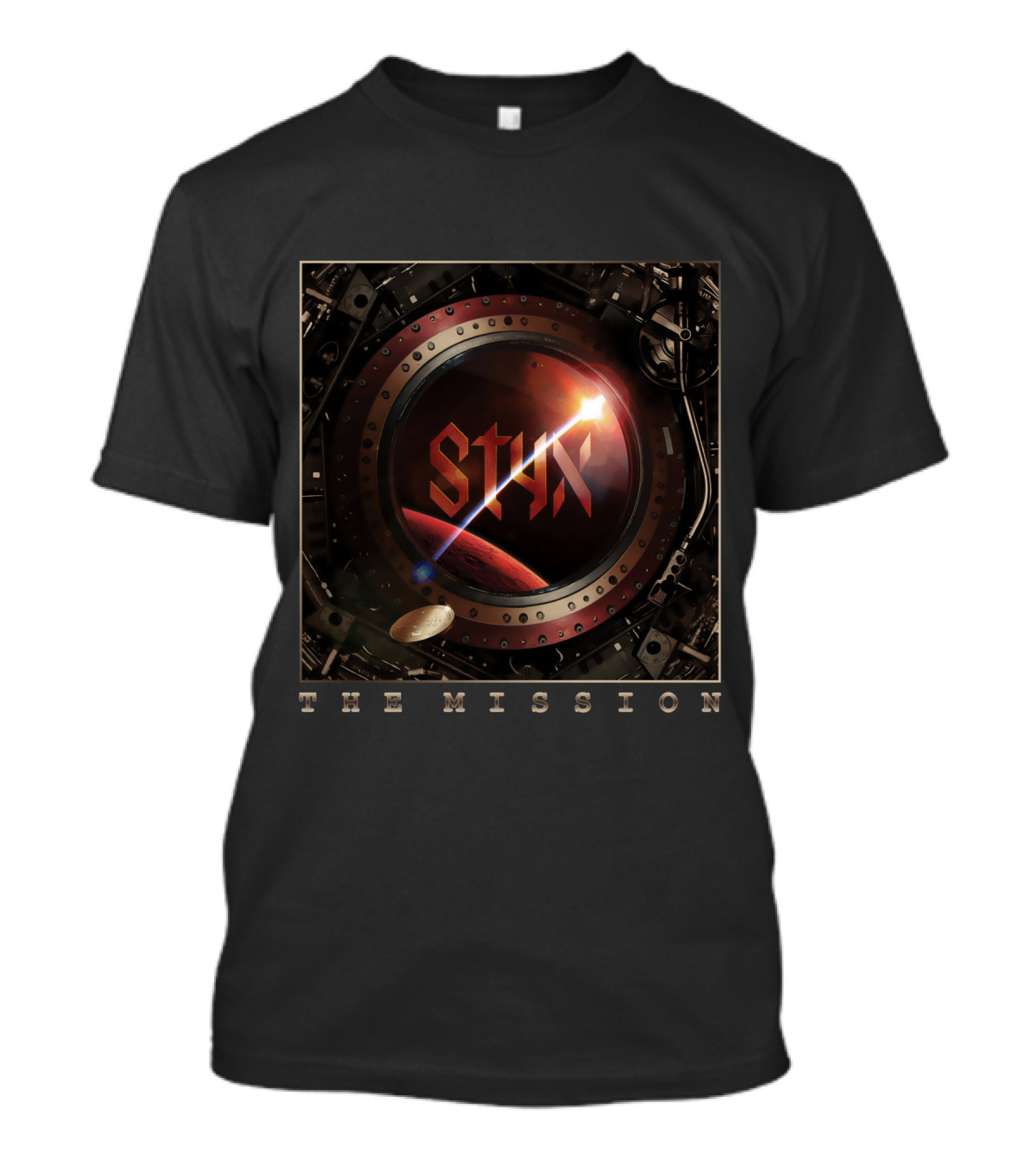 Styx The Mission Spacecraft Window T-Shirt
