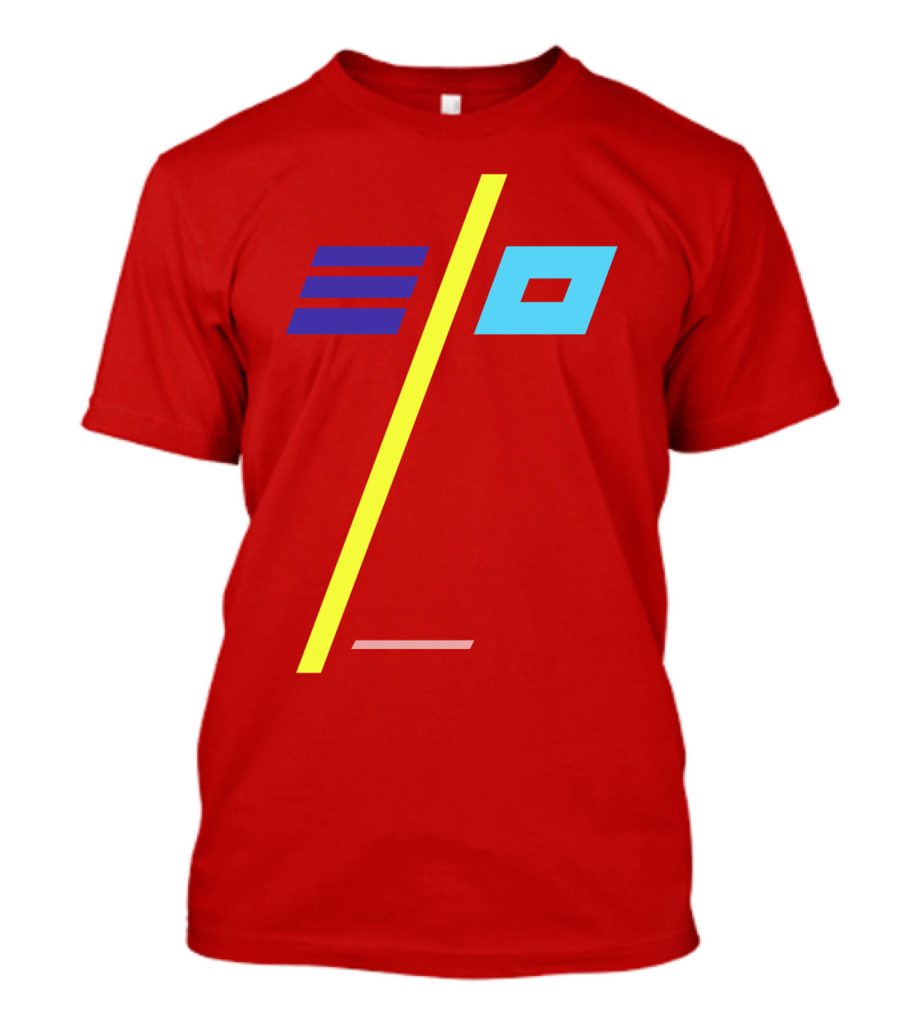 Elo Band Logo With Stylized Colors And Geometric Patterns T-Shirt