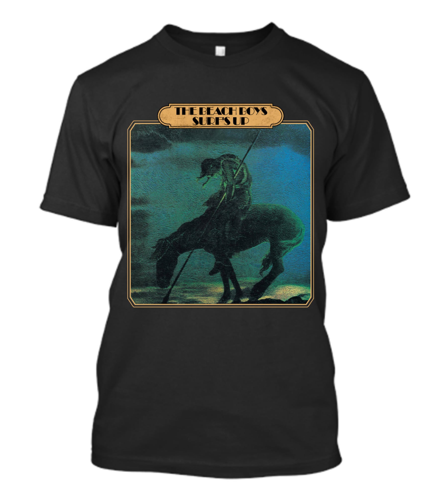 The Beach Boys Surf's Up Vintage Album Cover Art Rider On Horseback T-Shirt