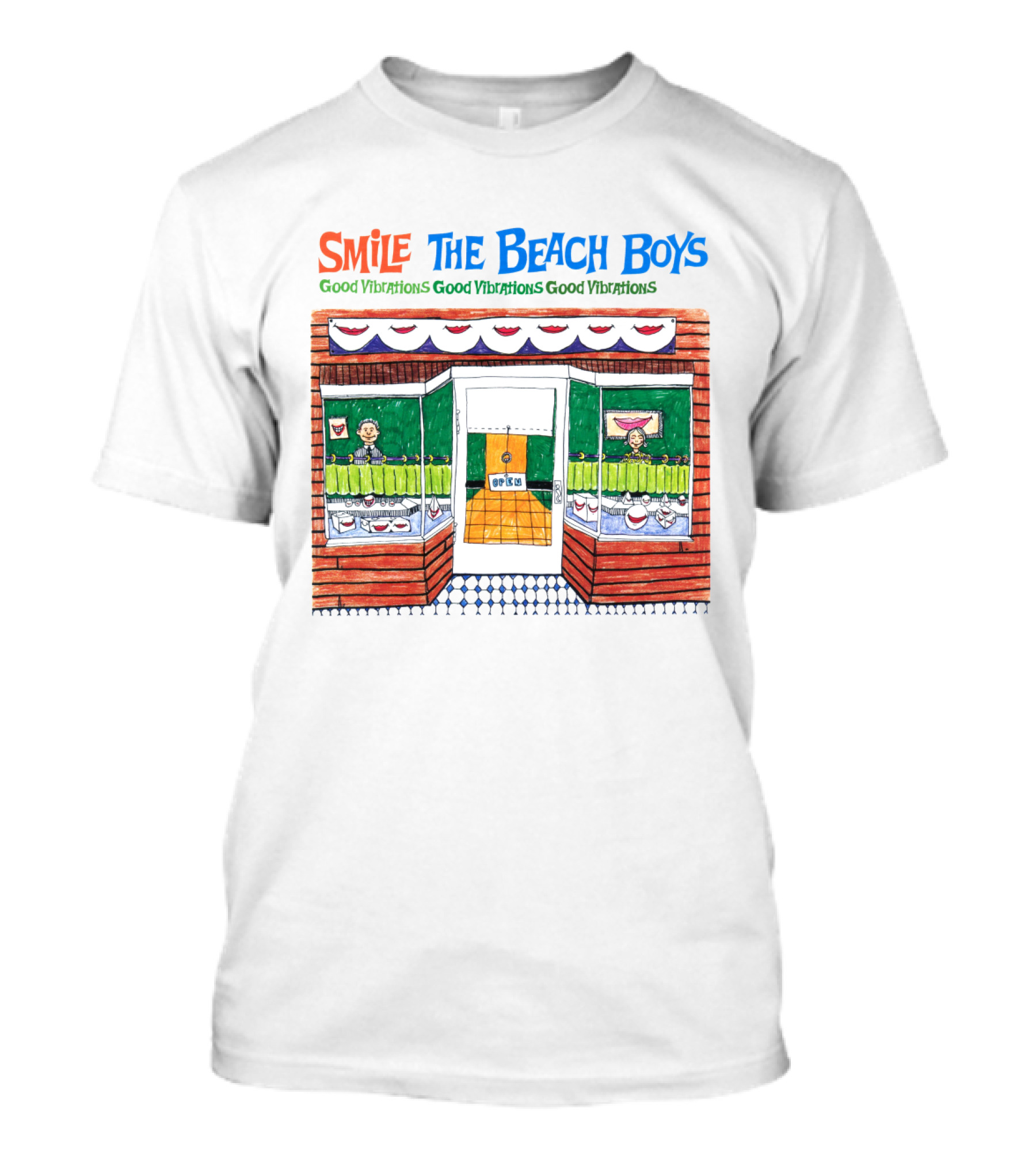 Smile The Beach Boys Good Vibrations T-Shirt