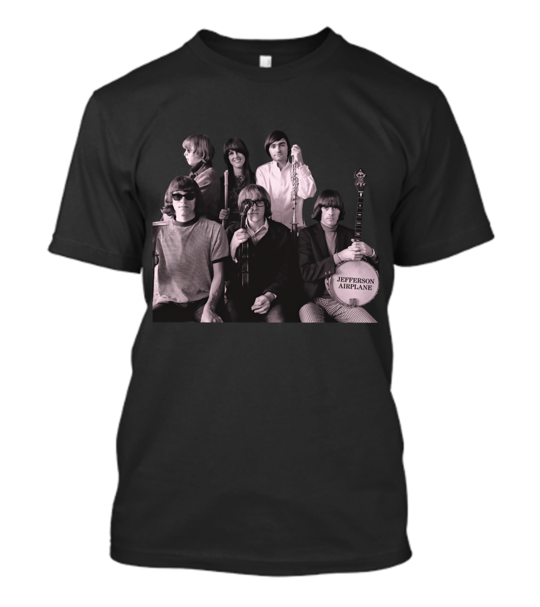 Jefferson Airplane Vintage Band Photo T-Shirt