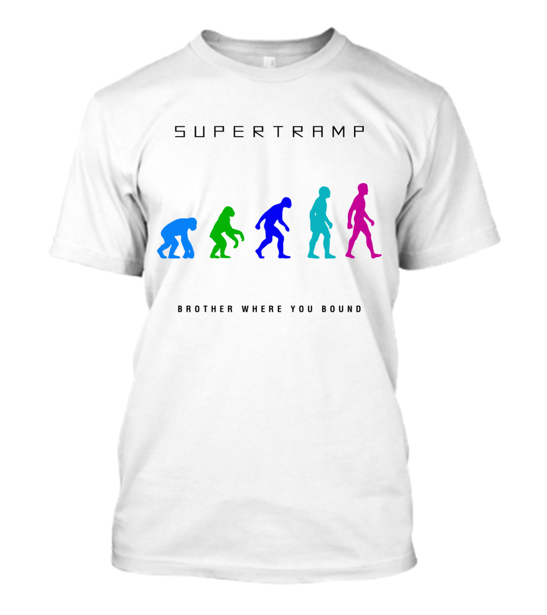 Supertramp Brother Where You Bound Evolution Sequence T-Shirt
