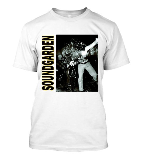 Soundgarden Live Performance Photo Vintage Style T-Shirt