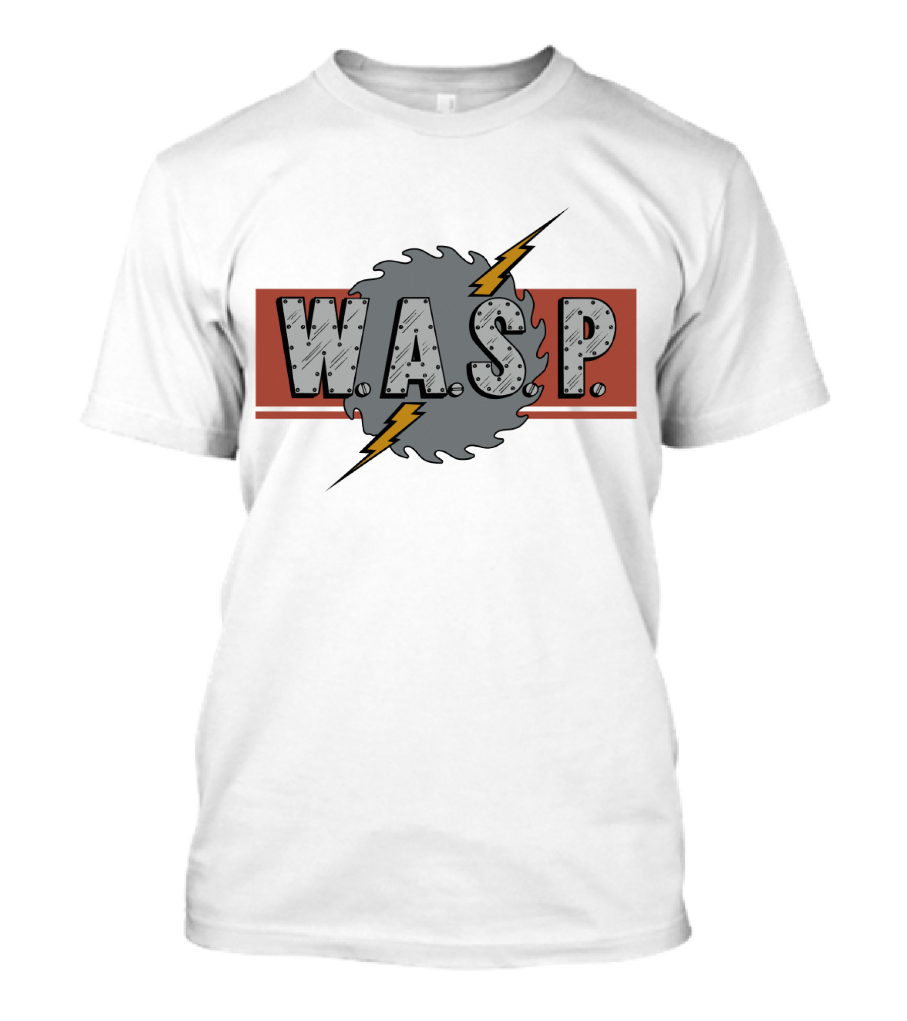 W.A.S.P. Lightning Saw Blade T-Shirt