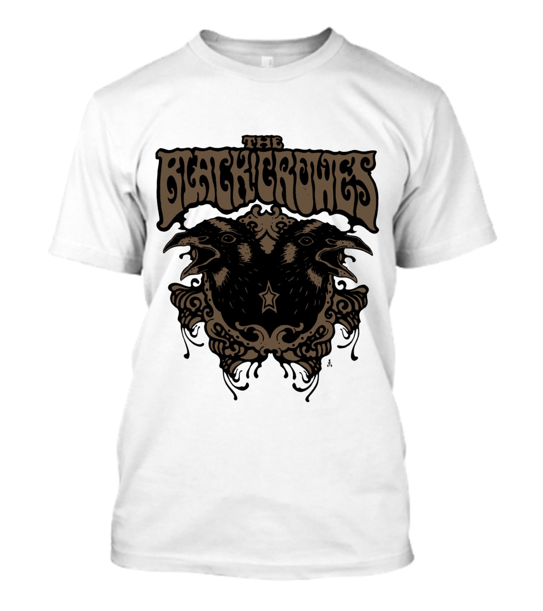 The Black Crowes Two Crows Ornate T-Shirt