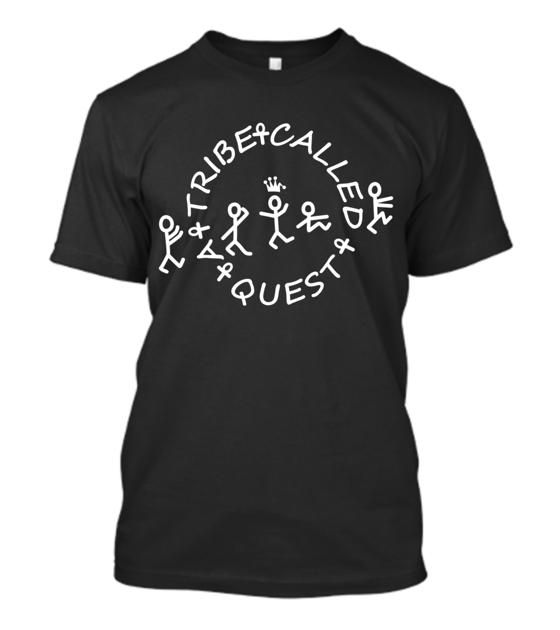 A Tribe Called Quest Stick Figures Crown T-Shirt