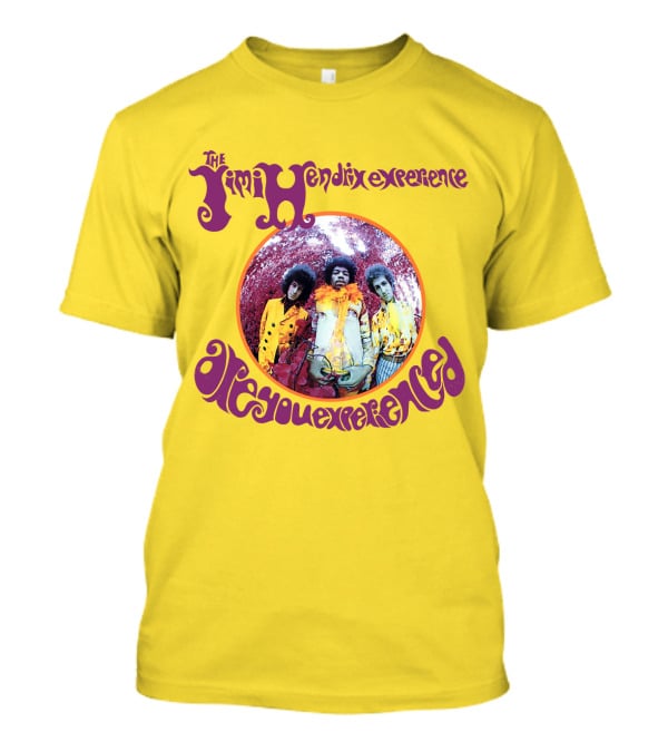 The Jimi Hendrix Experience Are You Experienced Psychedelic Band Image T-Shirt
