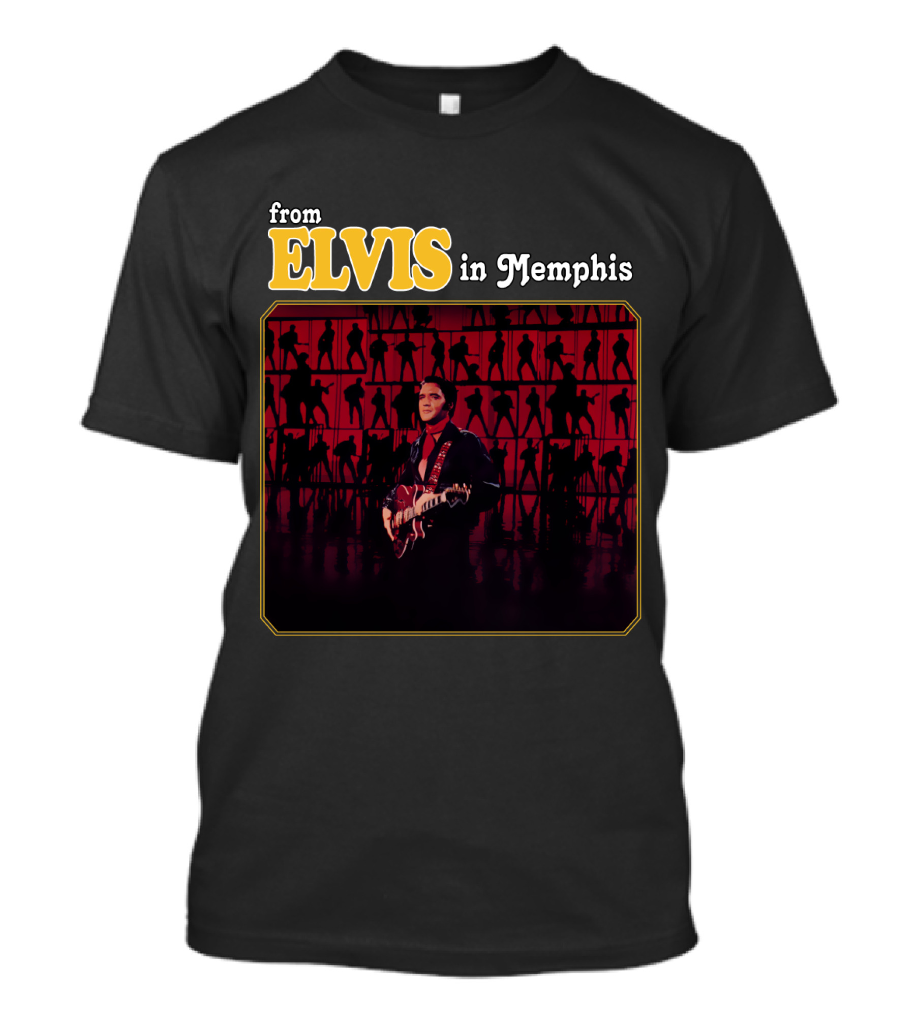 From Elvis In Memphis Elvis Presley Silhouette Stage Performance T-Shirt