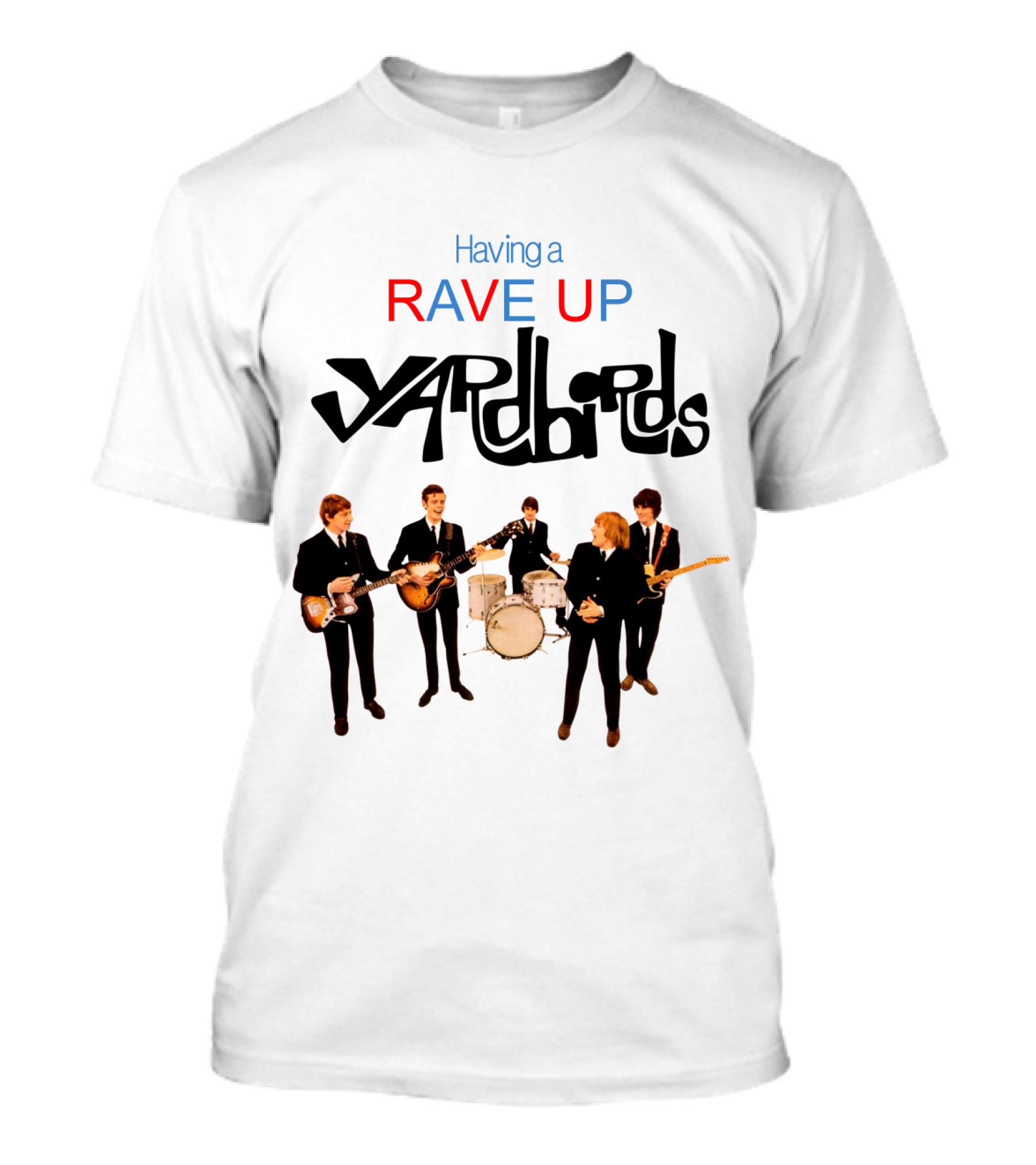 Yardbirds Having A Rave Up Band Performance T-Shirt