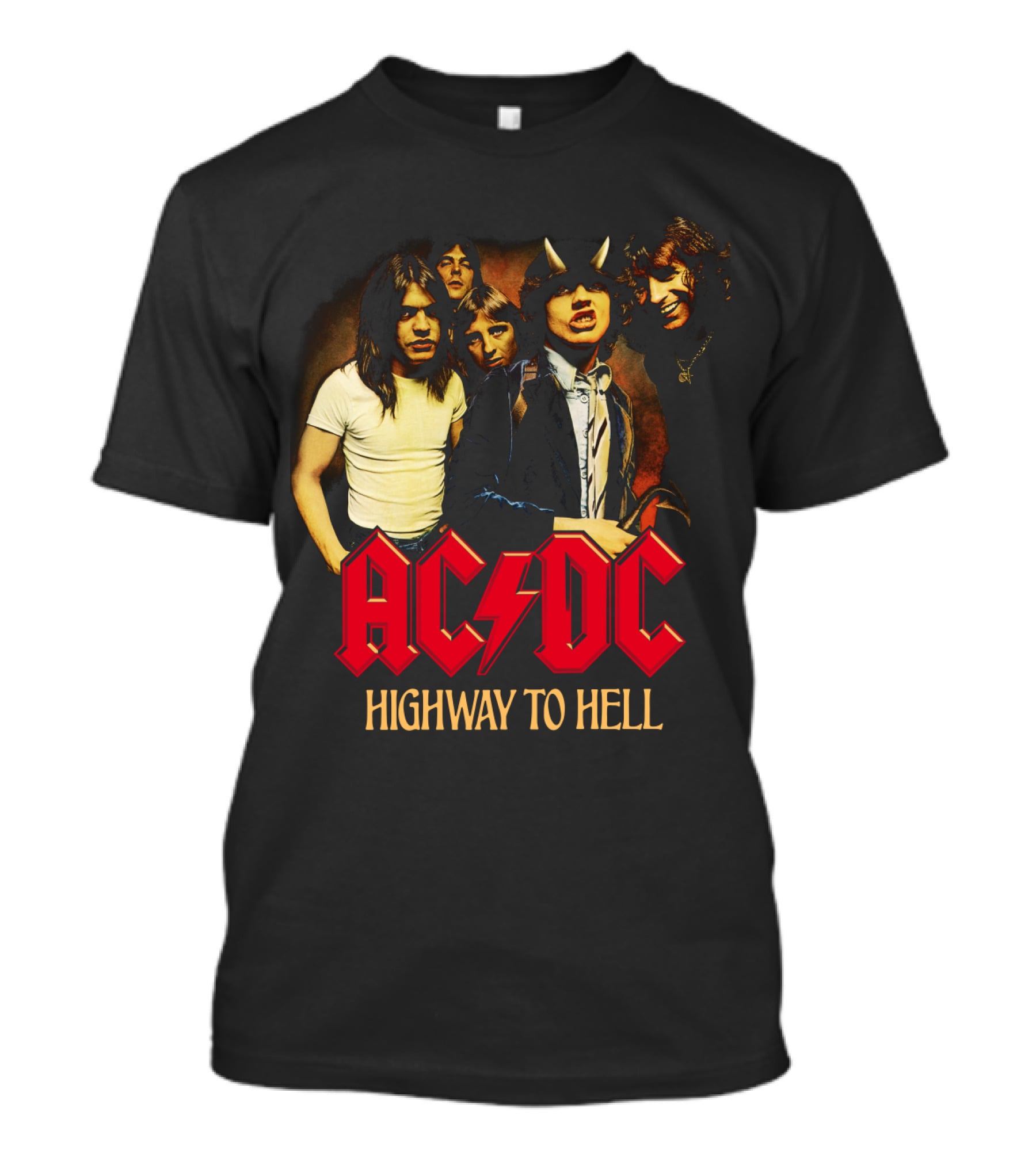 Acdc Highway To Hell Band Members T-Shirt