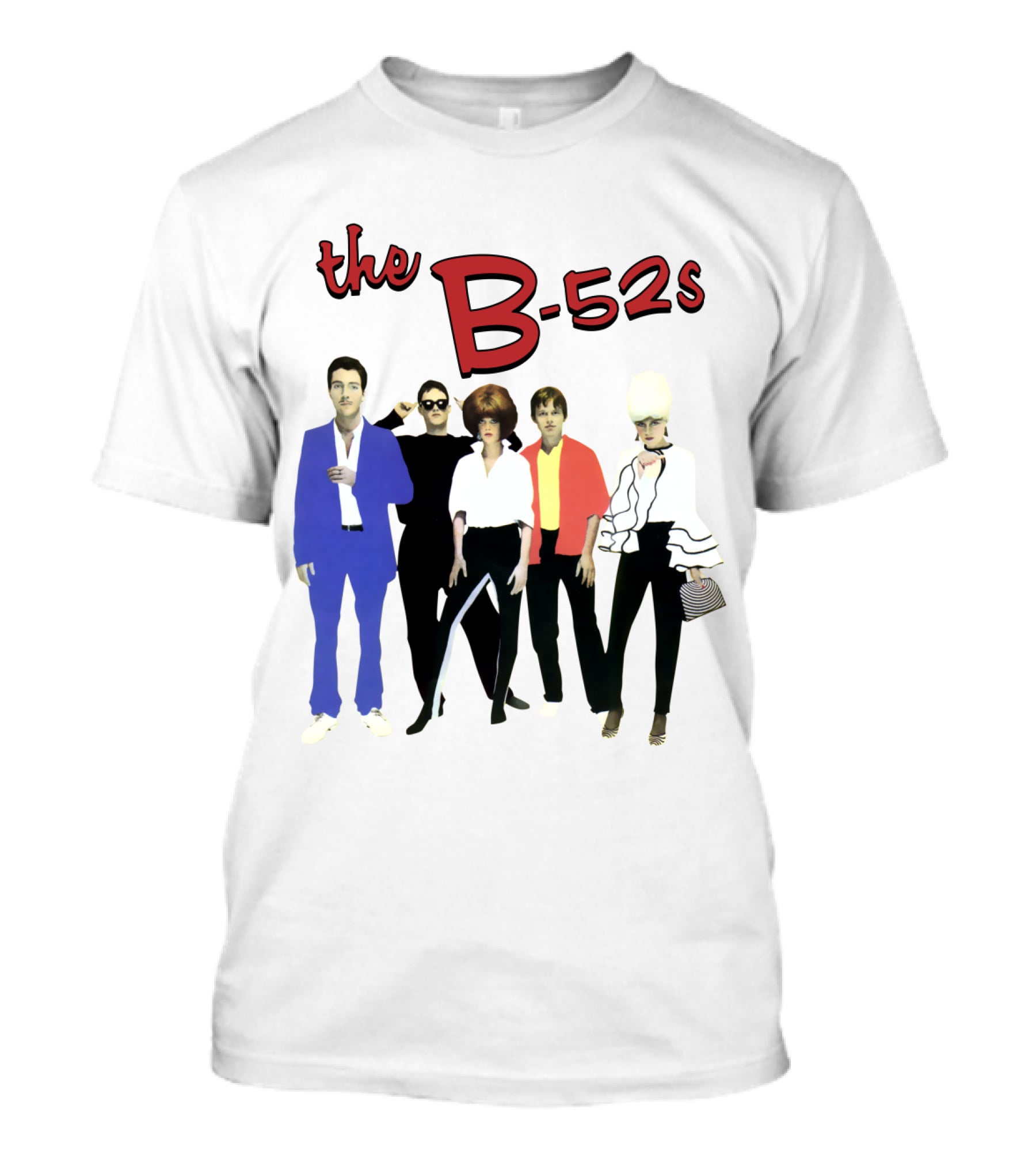 The B-52s Retro Band Lineup T-Shirt
