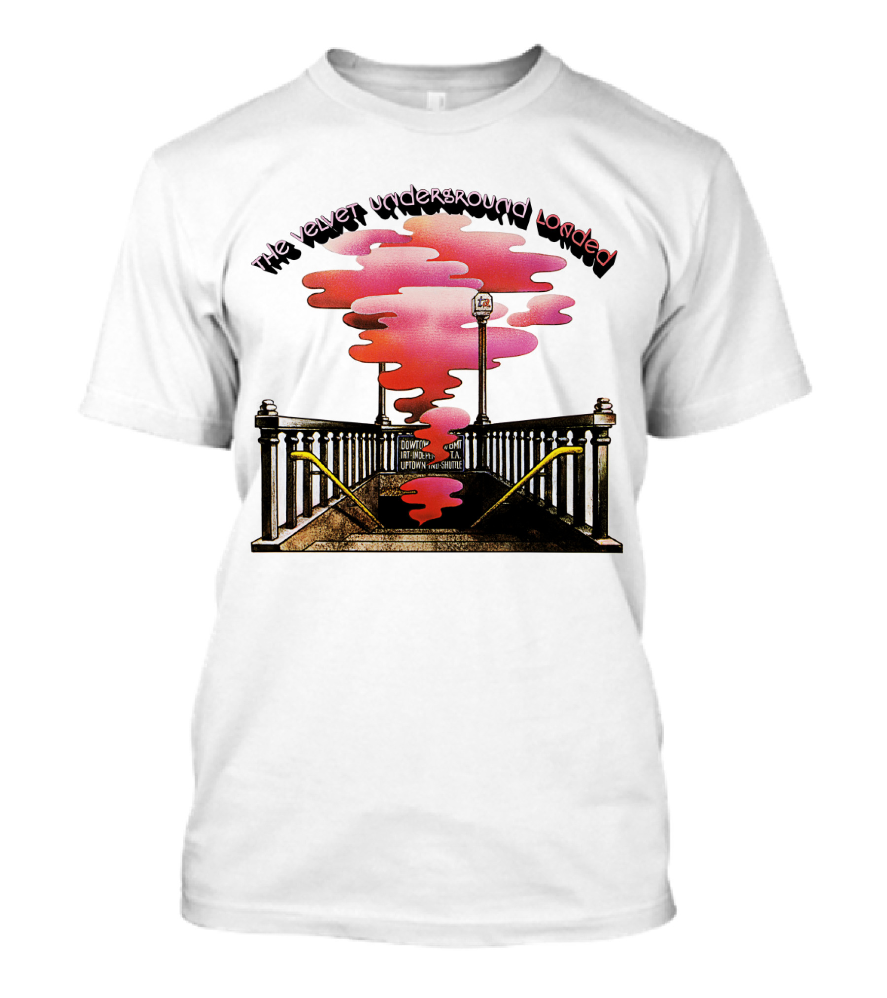 The Velvet Underground Loaded 1970 Album Subway Artwork Junction Brooklyn Uptown Via 8th Avenue Station T-Shirt