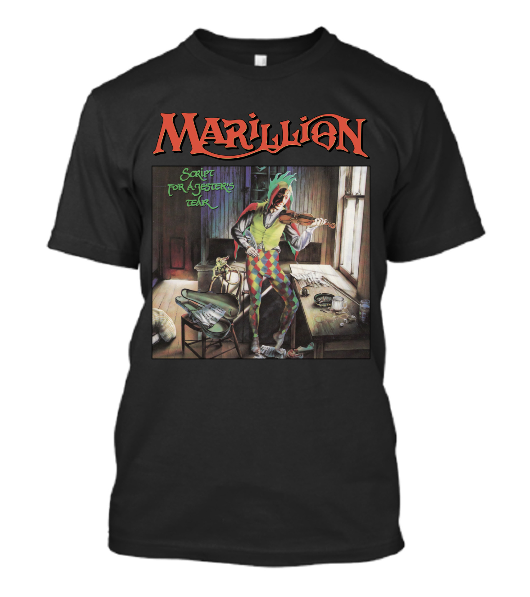 Marillion Script For A Jester's Tear Vintage Album T-Shirt