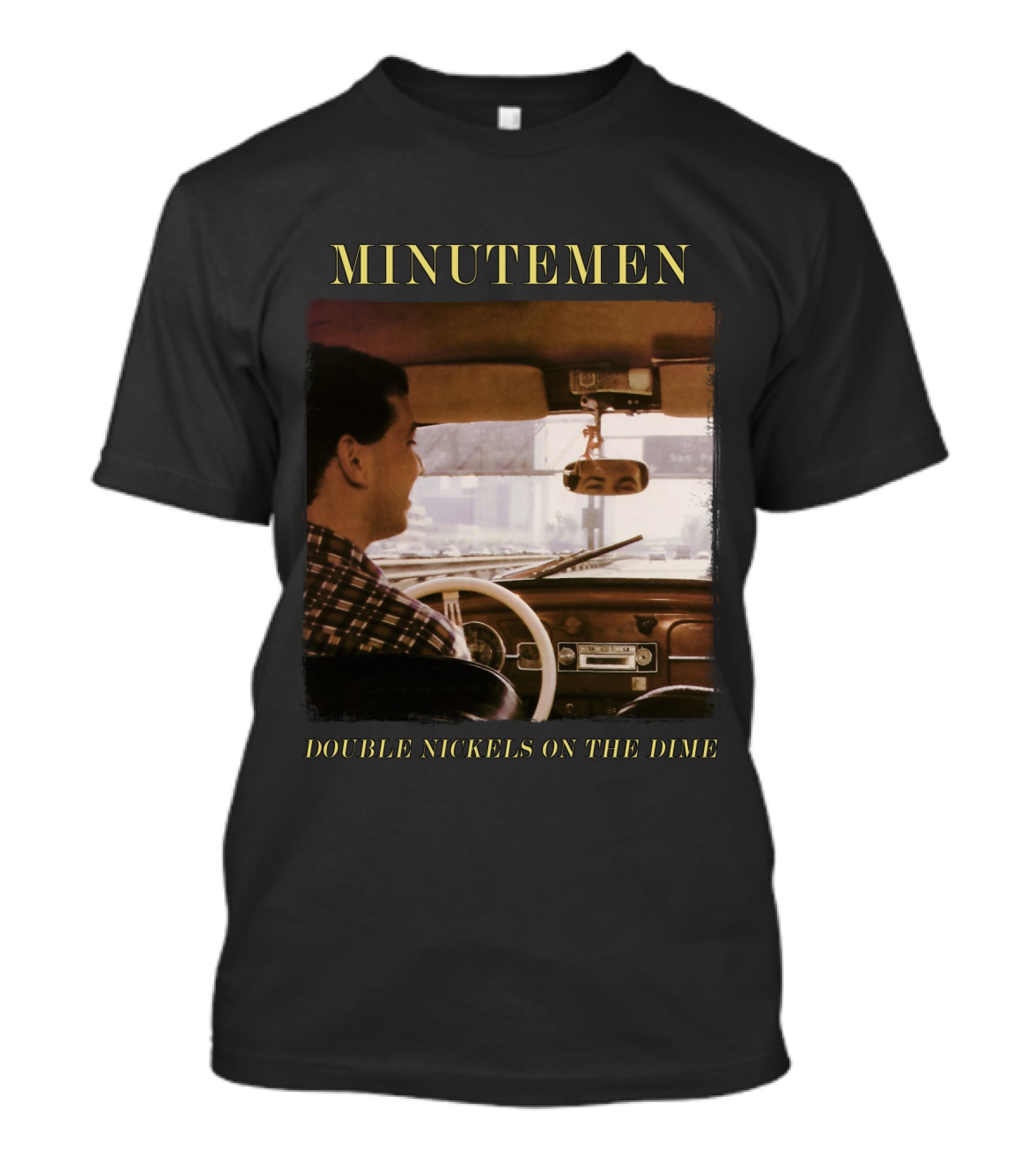 Minutemen Double Nickels On The Dime Album Cover Driving Scene T-Shirt