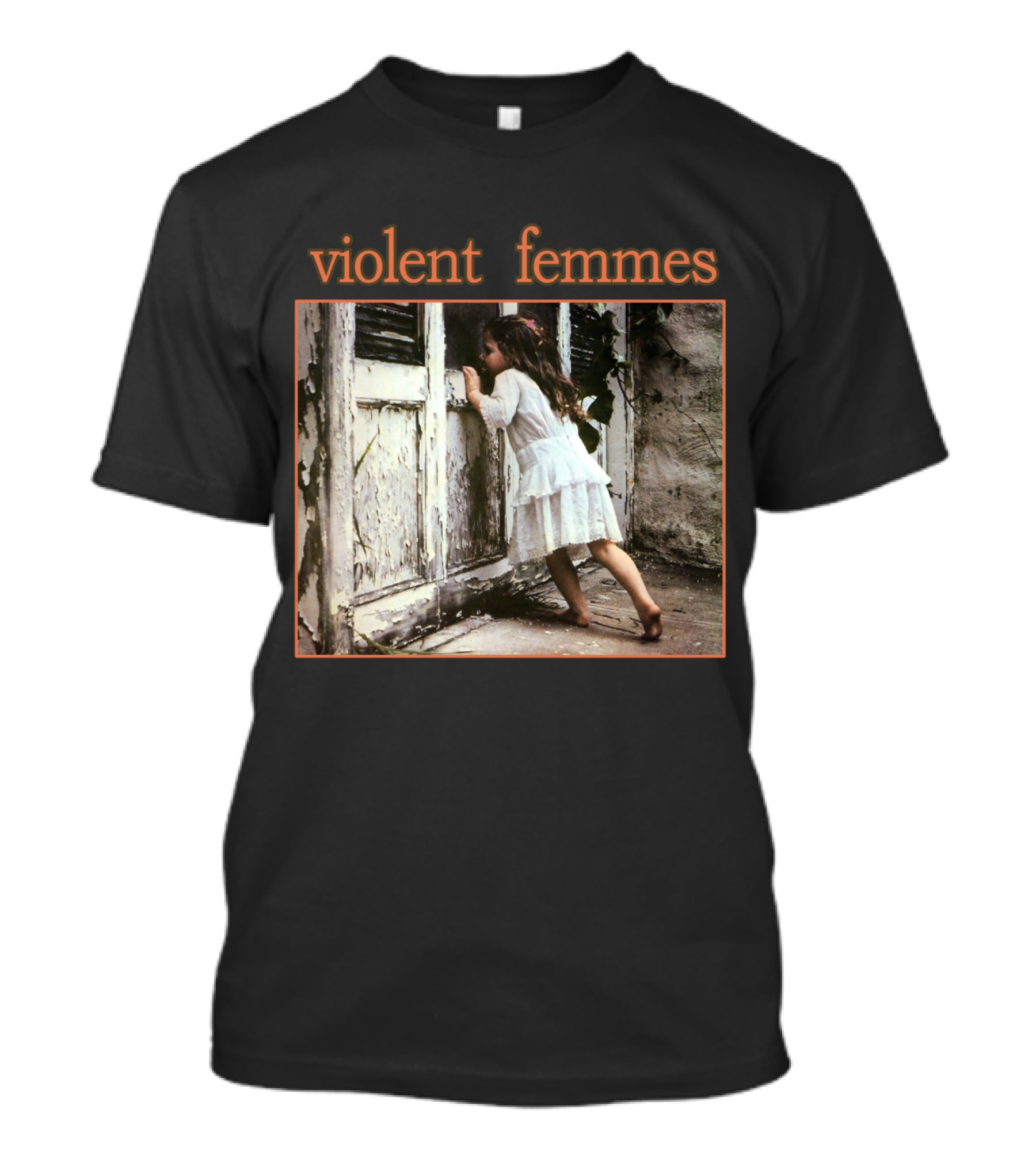 Violent Femmes Child Peeking Through Doorway Album Cover T-Shirt
