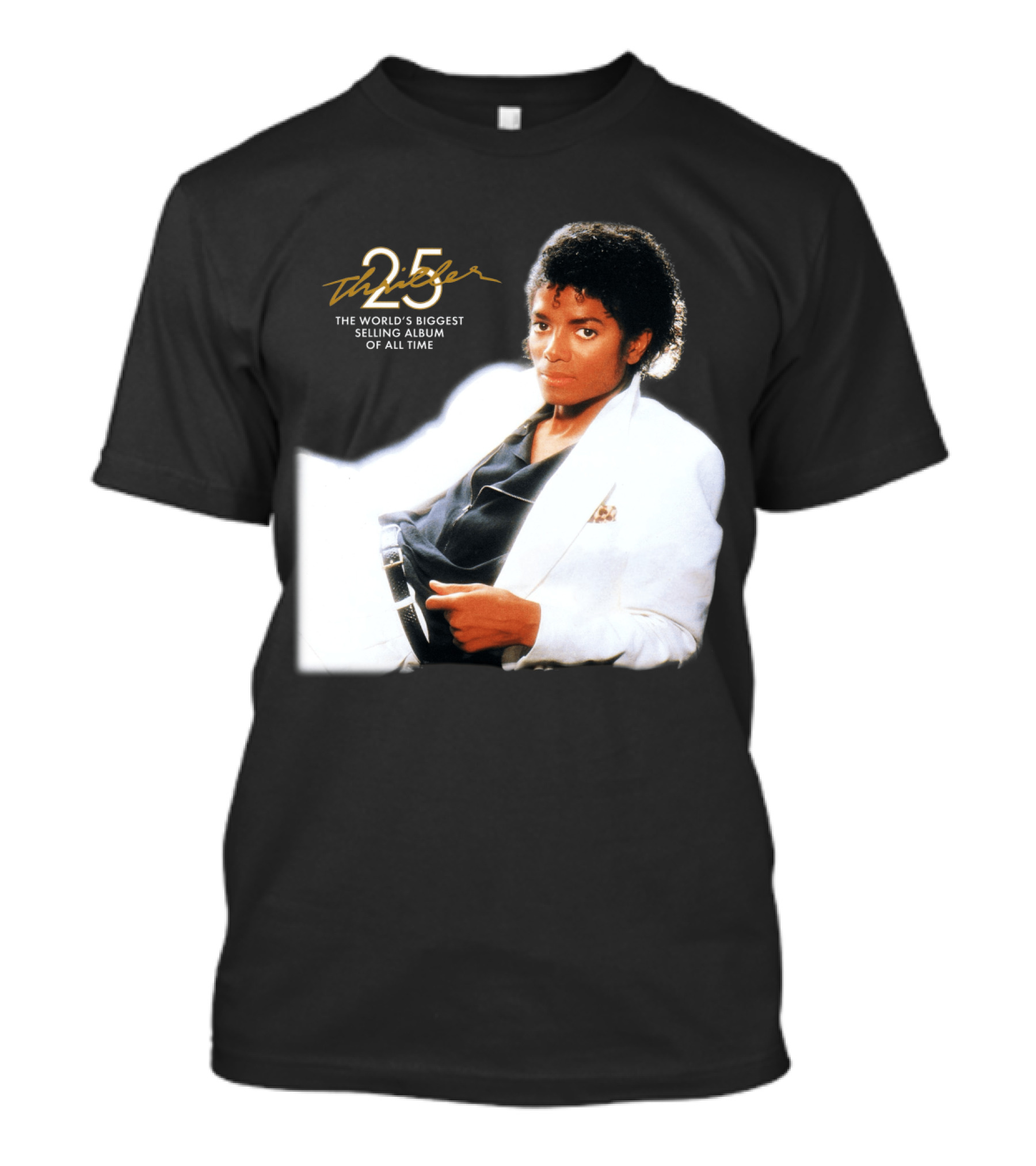 25 Thriller The World's Biggest Selling Album Of All Time T-Shirt