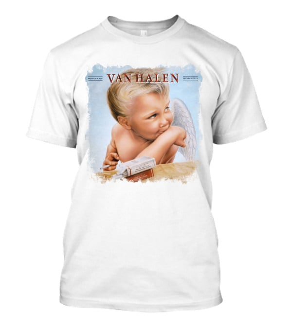 Van Halen 1984 Baby Angel Smoking Album Cover T-Shirt