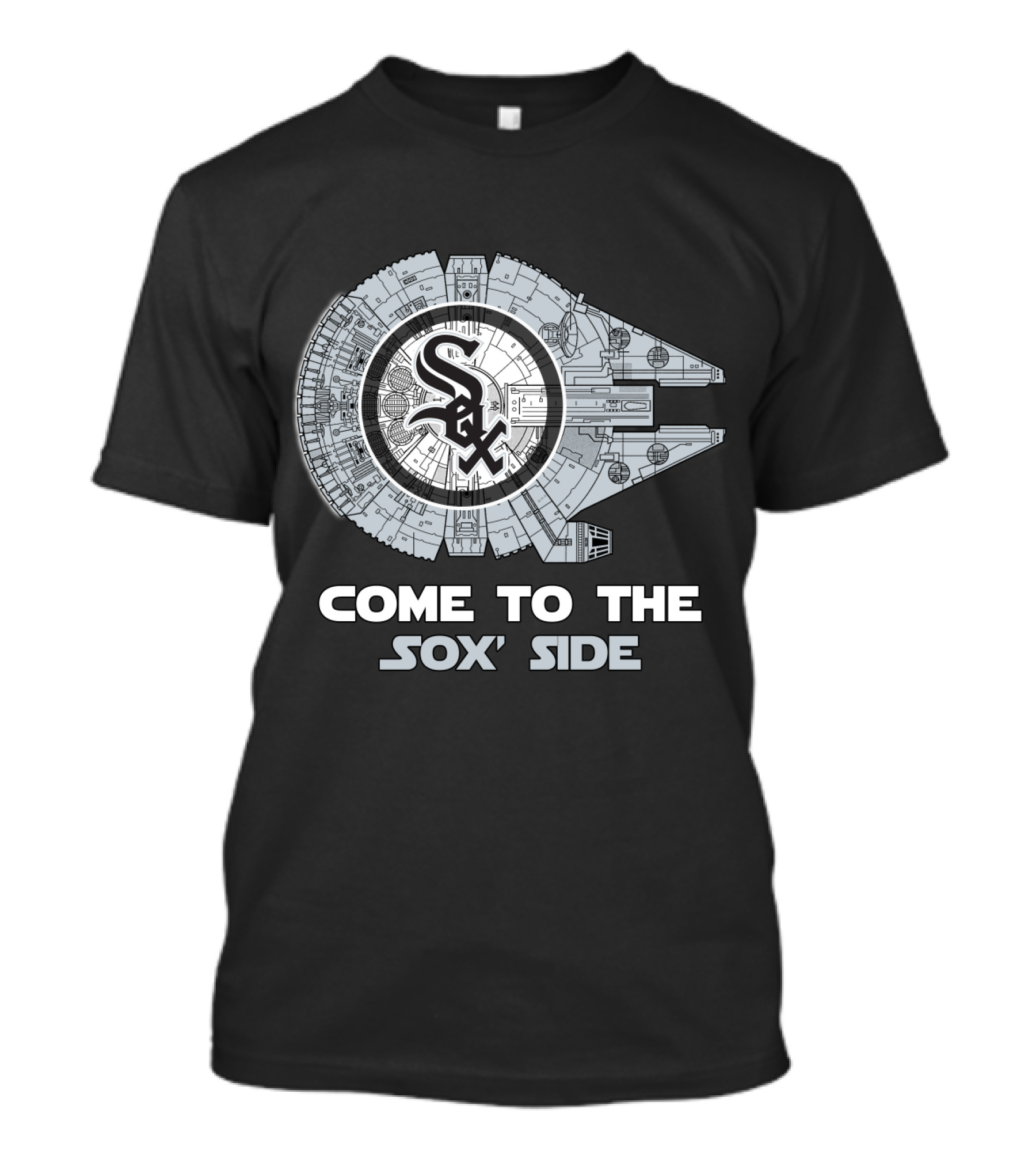 Come To The Sox Side Chicago White Sox Millennium Falcon MLB T-Shirt