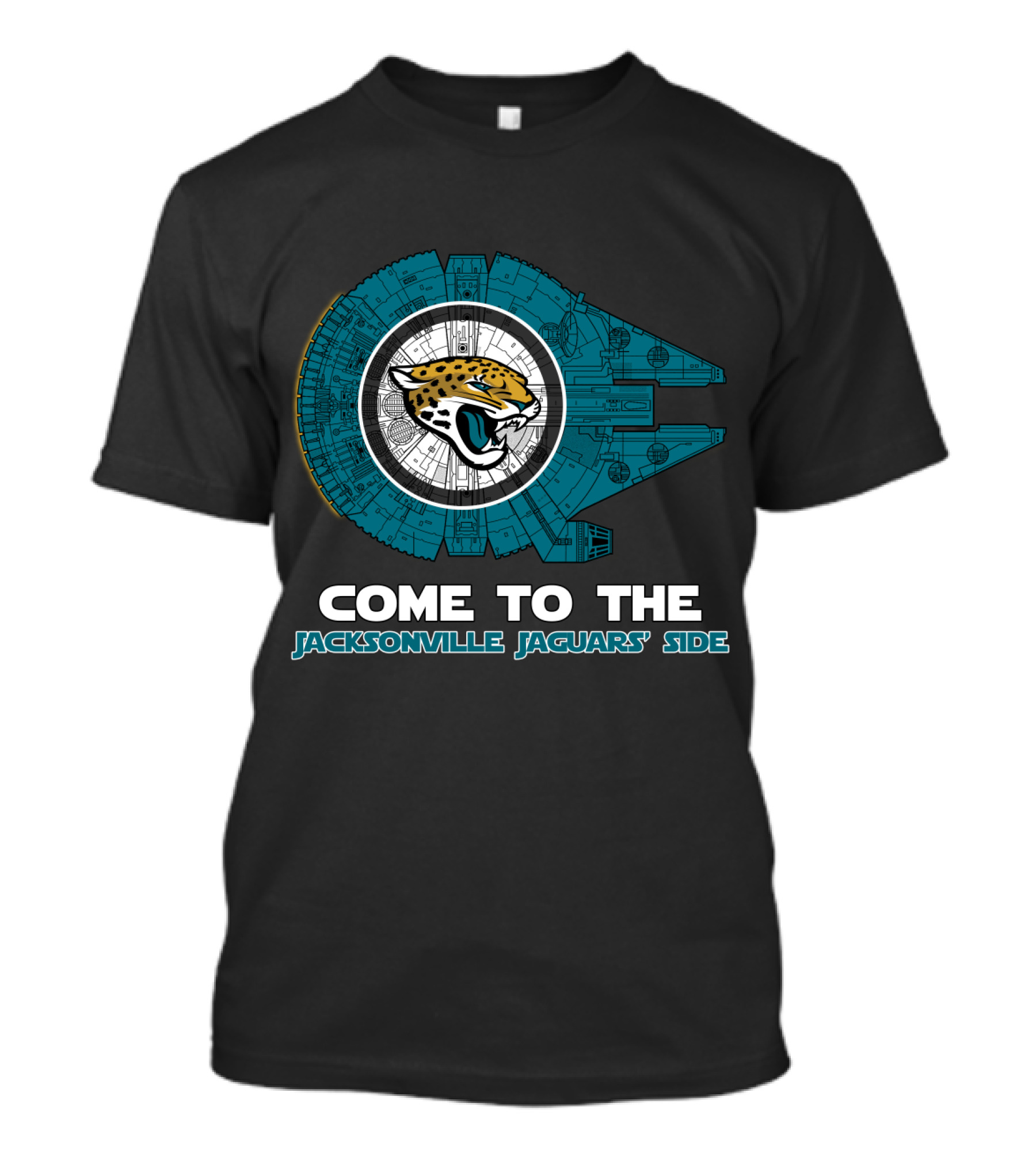 Jacksonville Jaguars Millennium Falcon Come To The Side T-Shirt