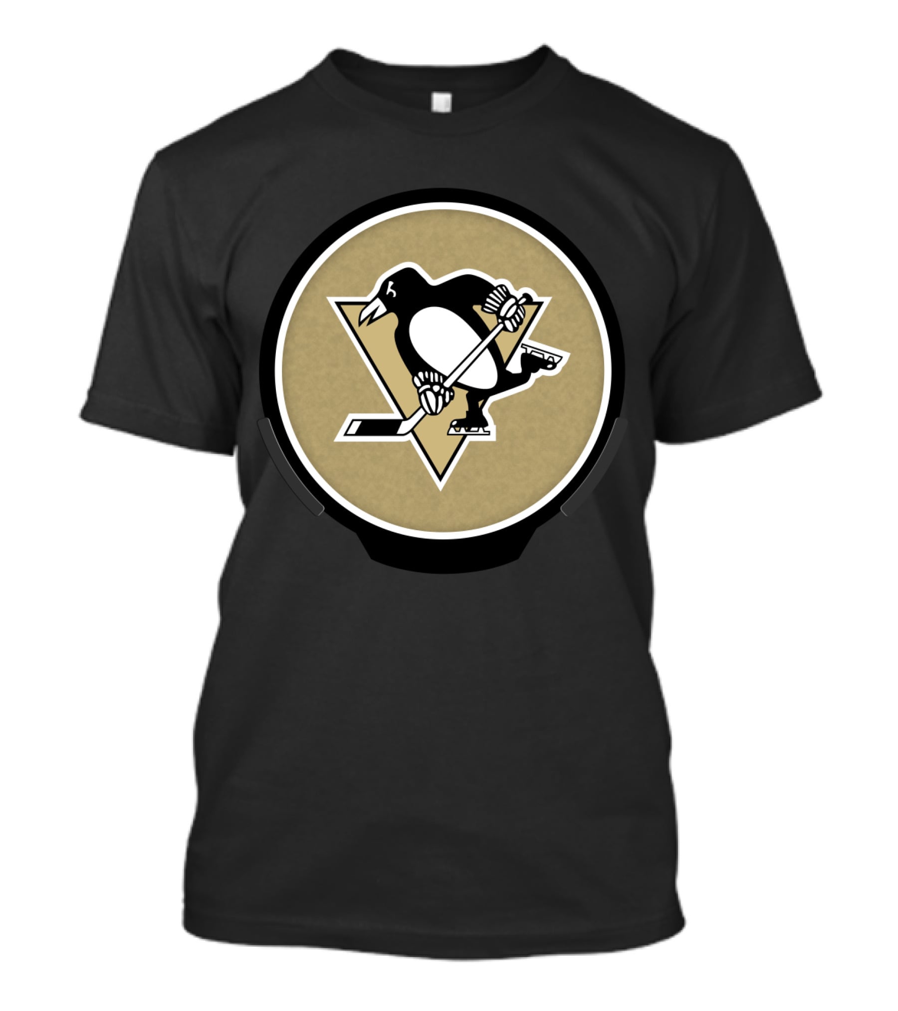 Pittsburgh Penguins Power Decal Logo Hockey Emblem T-Shirt