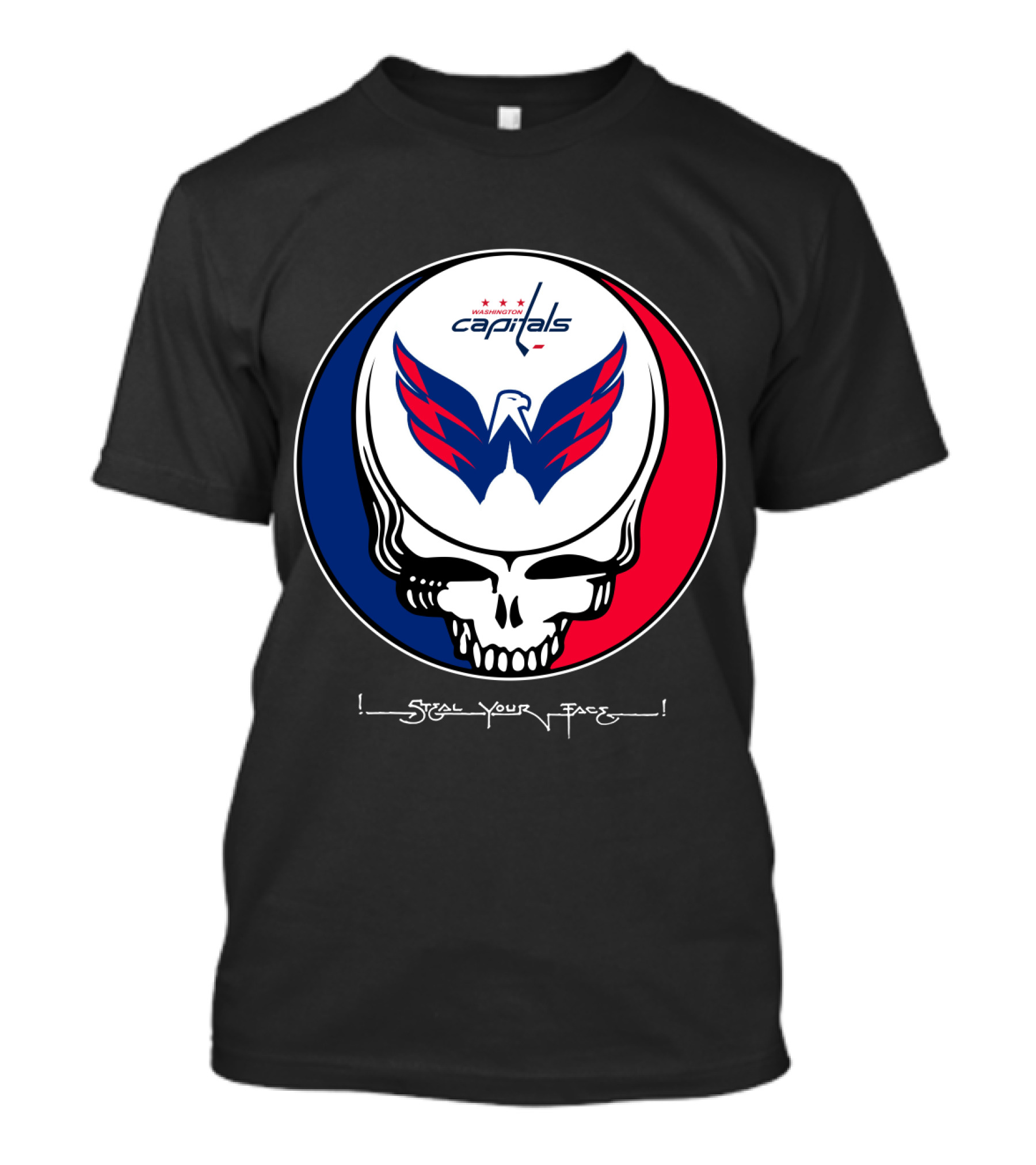 Grateful Dead Washington Capitals Steal Your Face T-Shirt