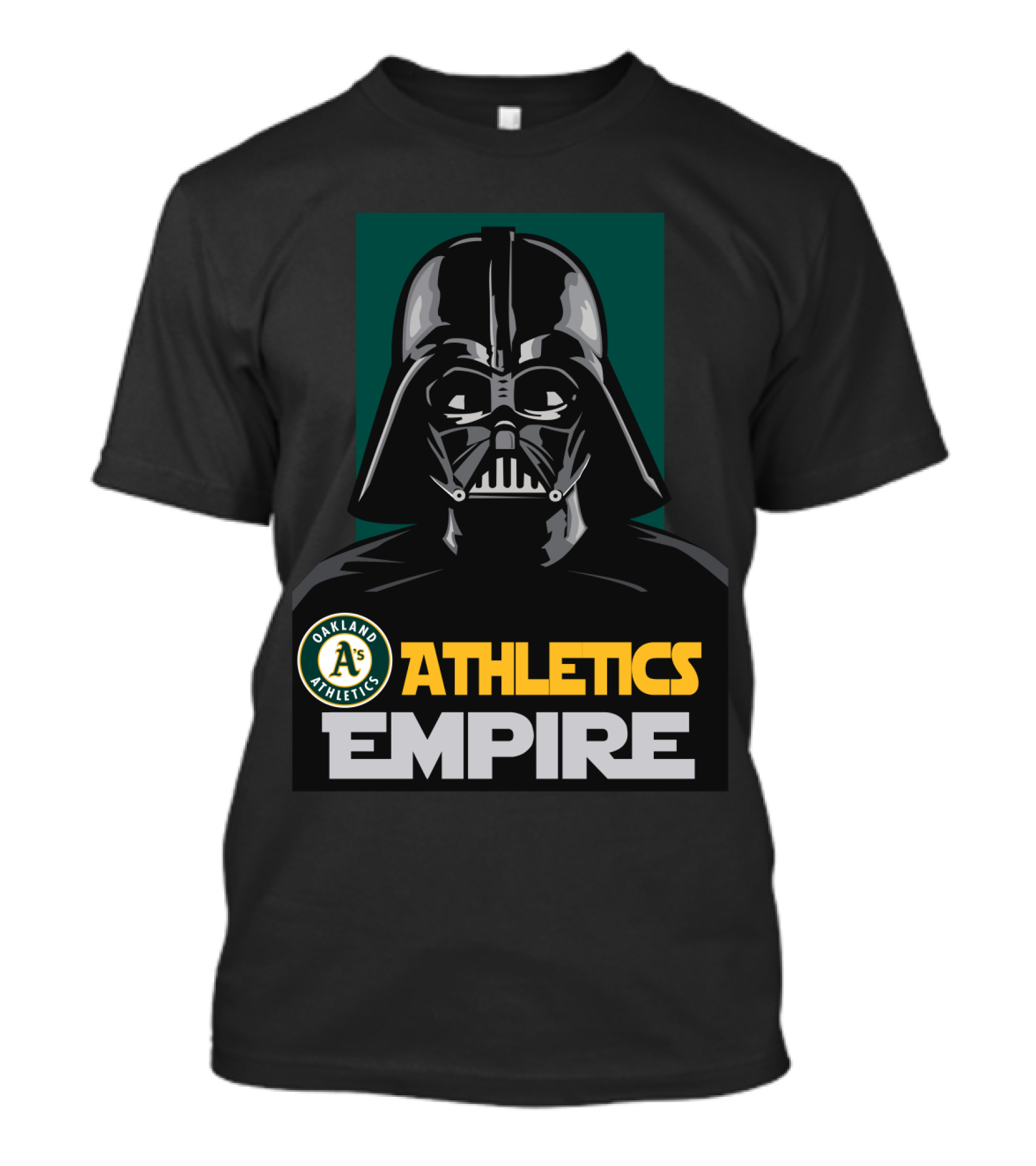 Oakland Athletics Empire Darth Vader A's T-Shirt