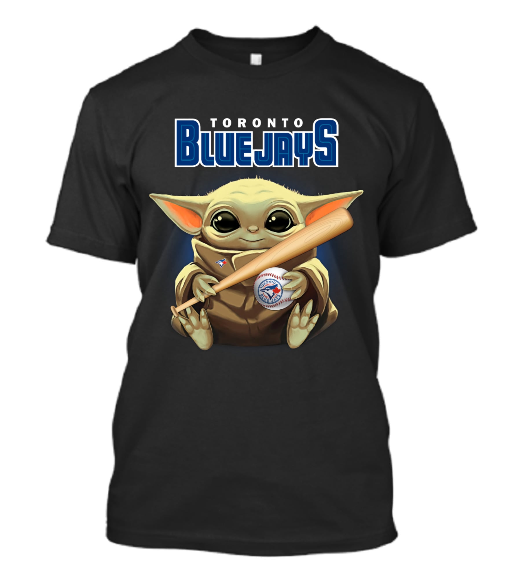 Toronto Blue Jays Baby Yoda Baseball T-Shirt