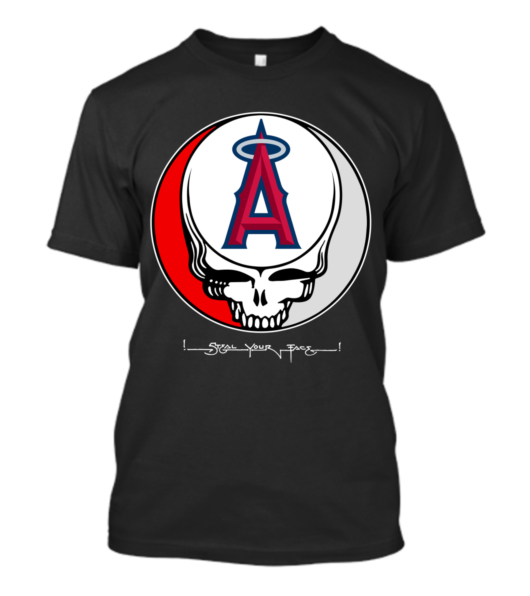 GRATEFUL DEAD Steal Your Face Los Angeles Angels Of Anaheim T-Shirt