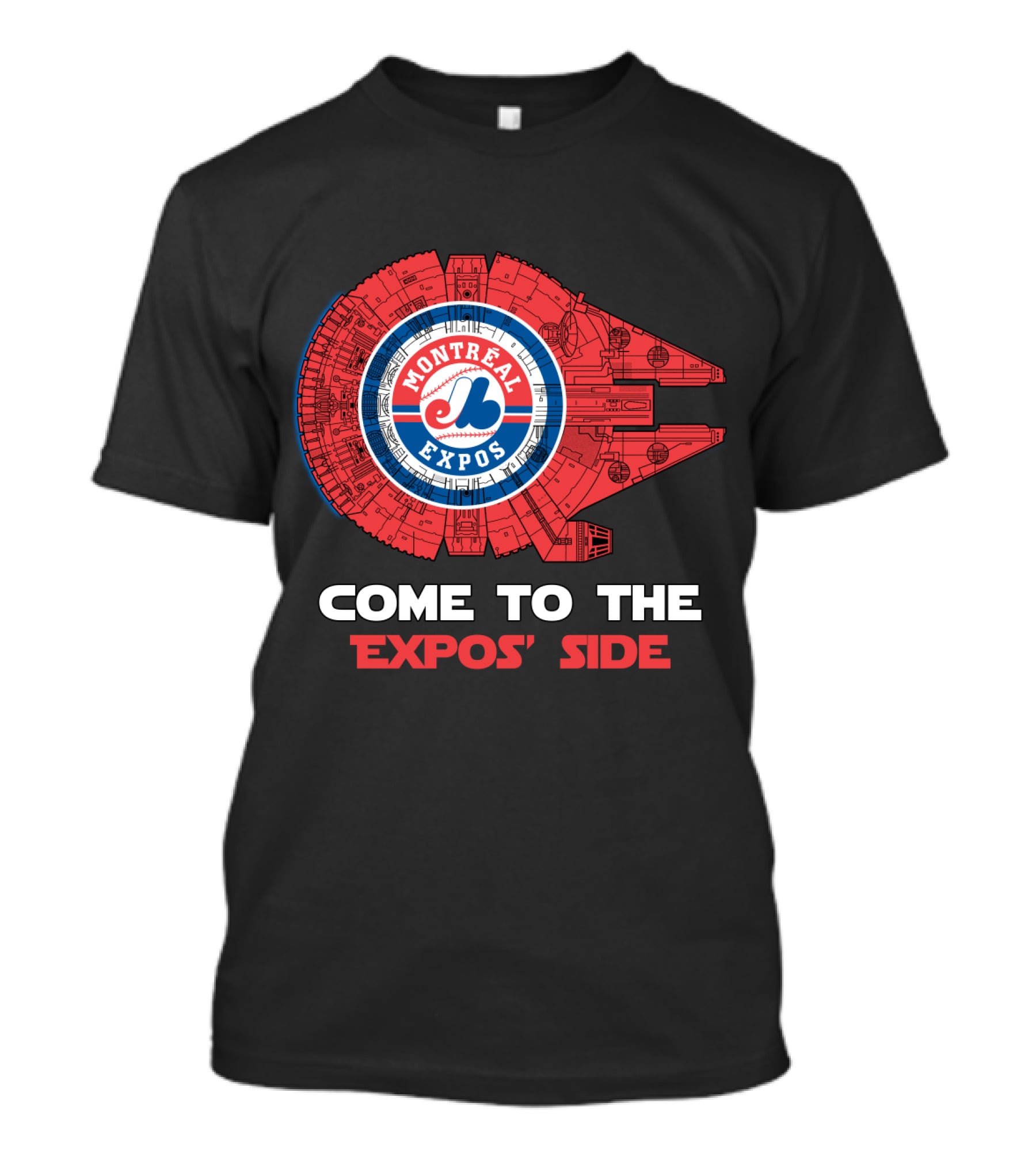 Montreal Expos Millennium Falcon Come To The Expos' Side T-Shirt