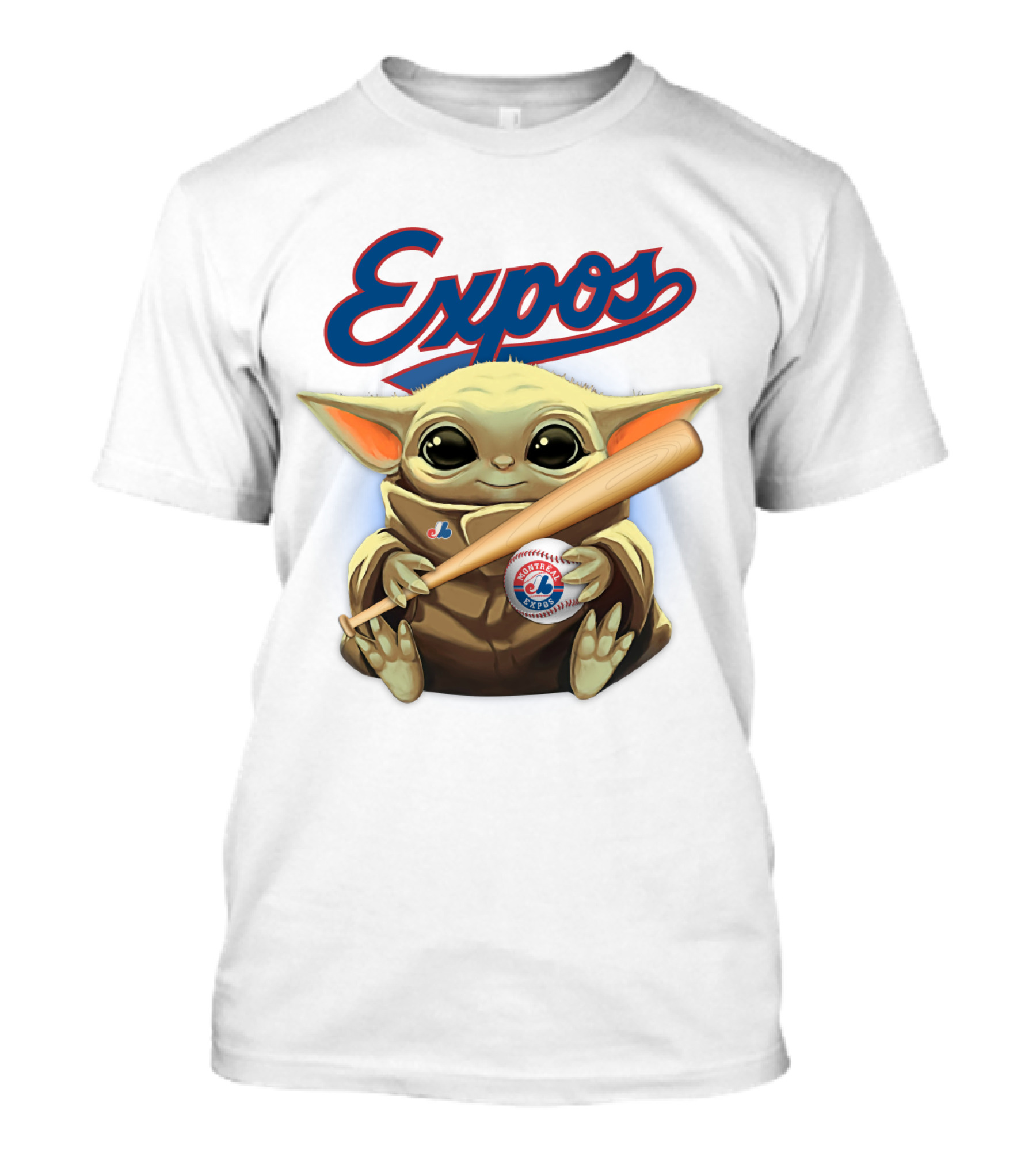 Expos Baseball Baby Yoda Montreal T-Shirt