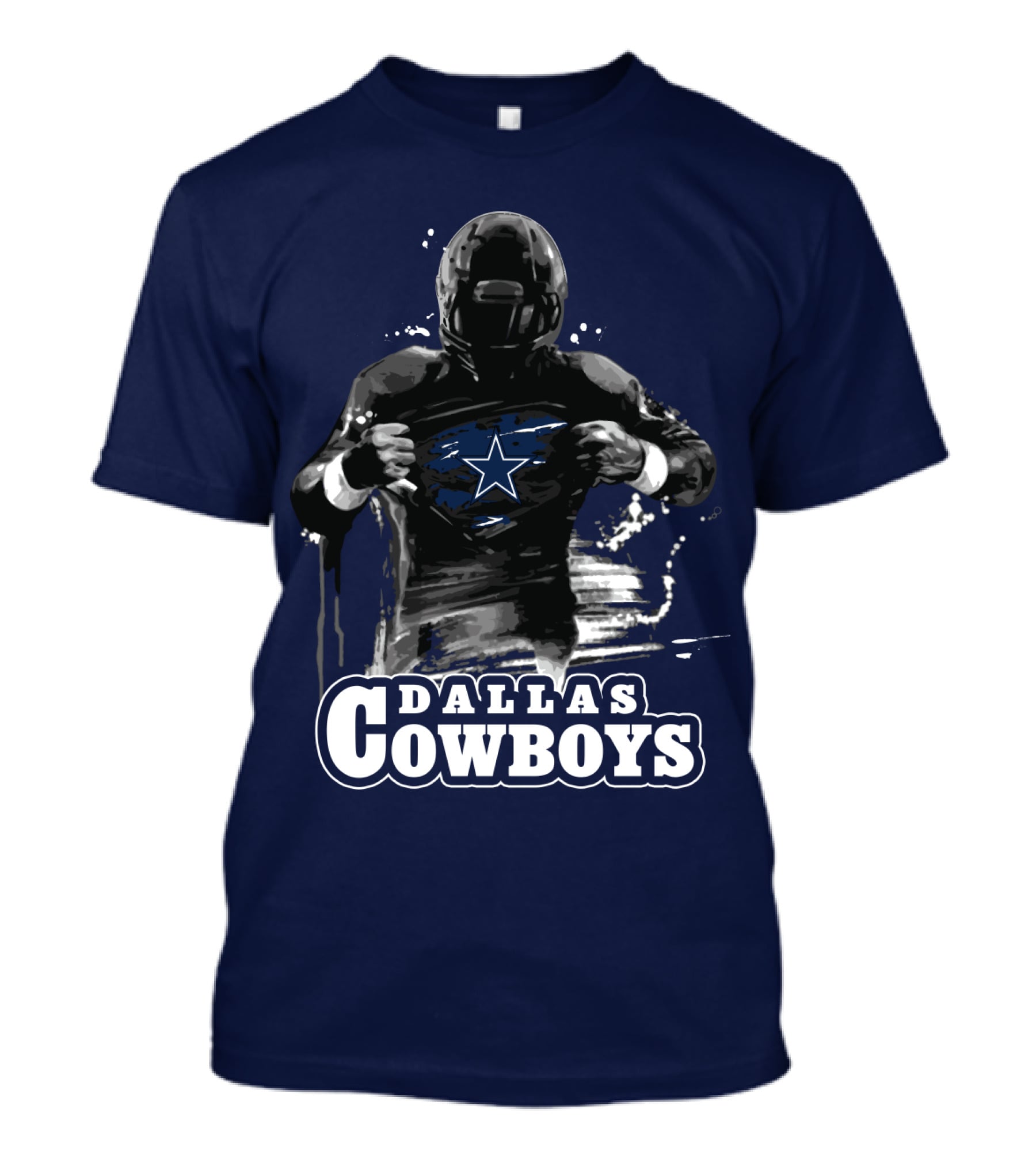 Dallas Cowboys Superhero Star Icon Football Player T-Shirt