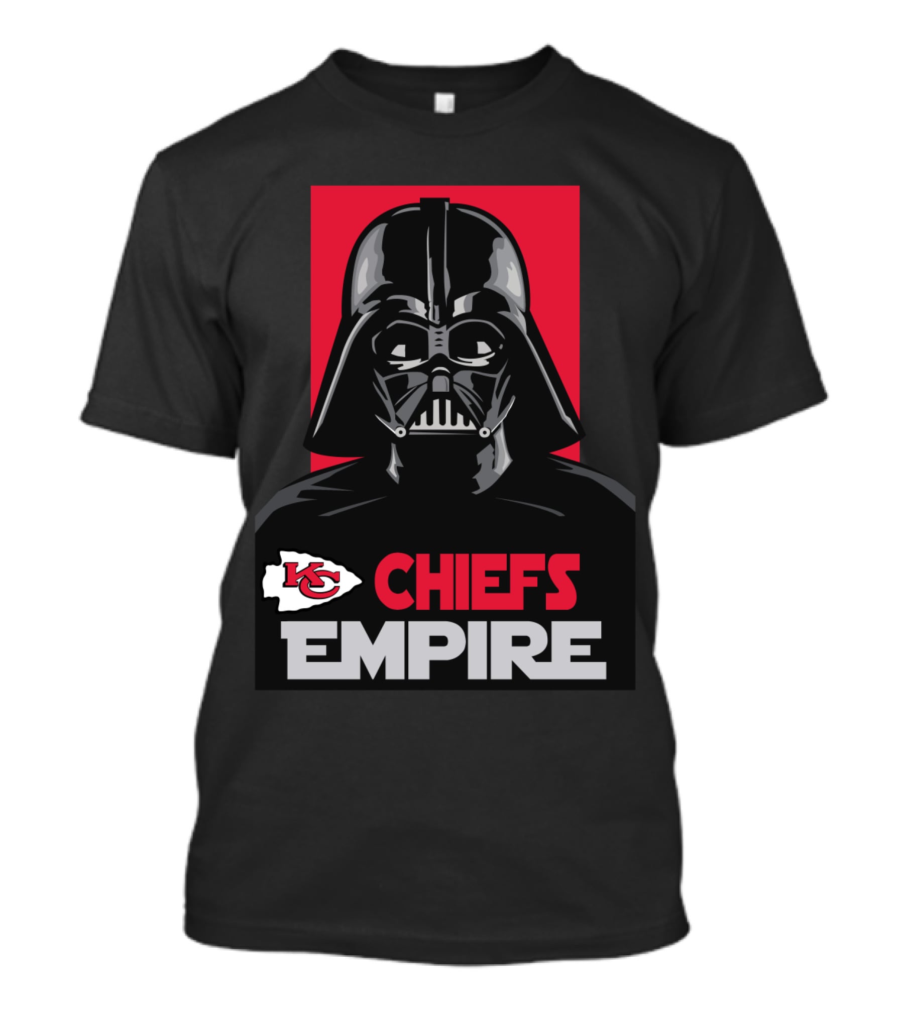 Chiefs Empire Darth Vader Kansas City Chiefs Fan Collaboration T-Shirt